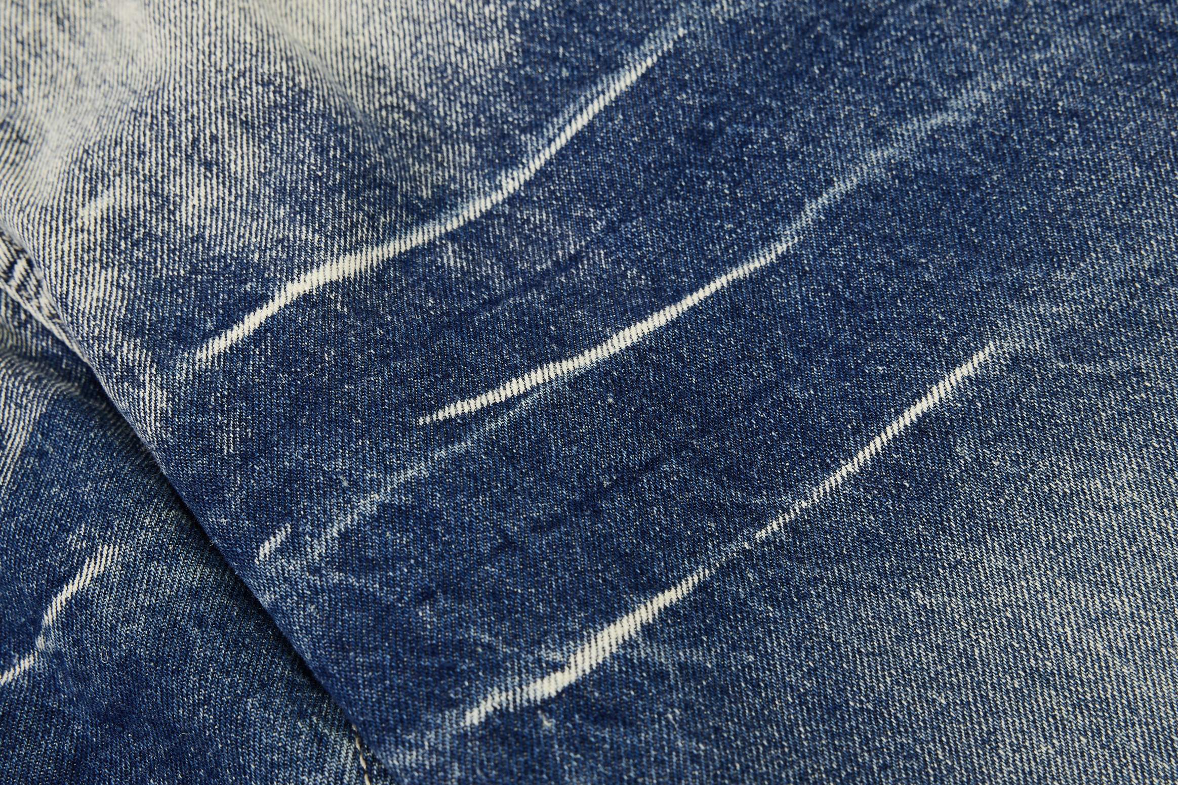Omirad Grommet Washed Balloon Jeans | Distressed Wide-Leg Denim