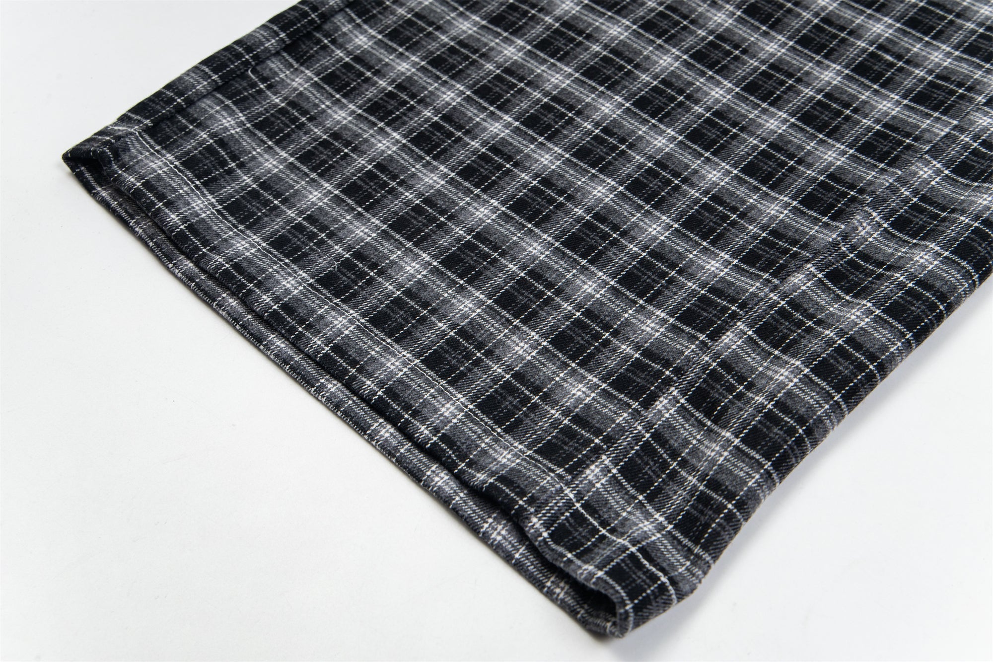 Made No Choice Plaid Wide-Leg Lounge Pants | 100% Cotton