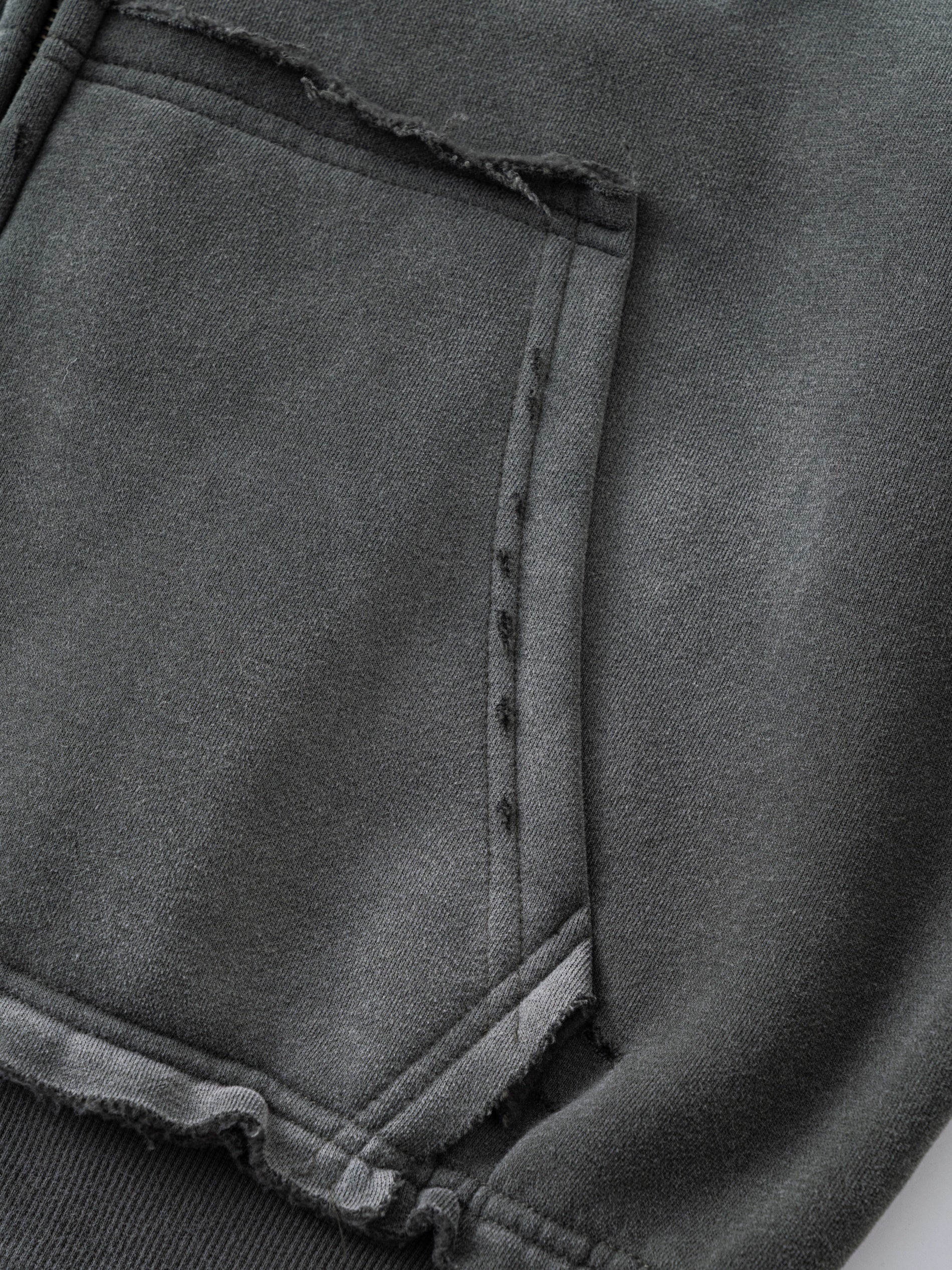 Omirad Bikini Bottom Graphic Zip Hoodie | Vintage Wash