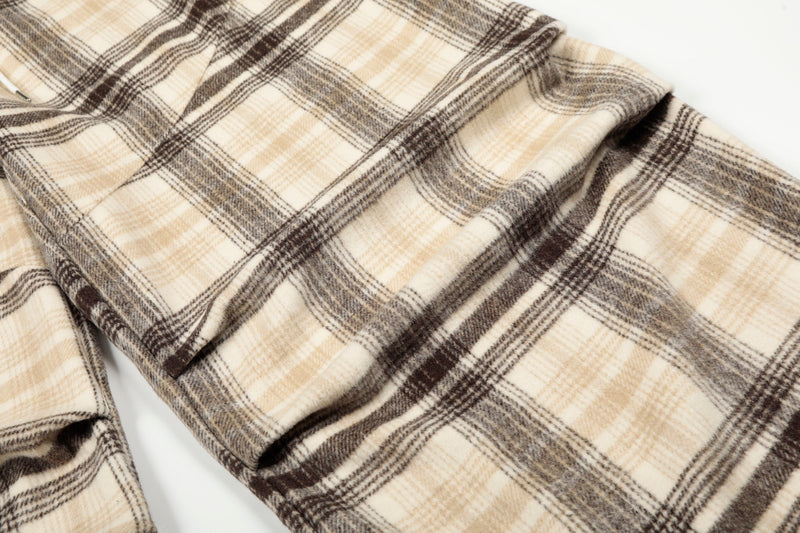 Omirad Plaid Wide-Leg Pants | Oversized Streetwear Fit