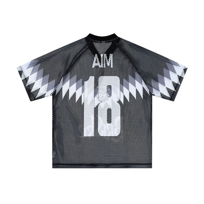 Omirad AIM 18 Mesh Jersey T-Shirt | Streetwear Soccer Top