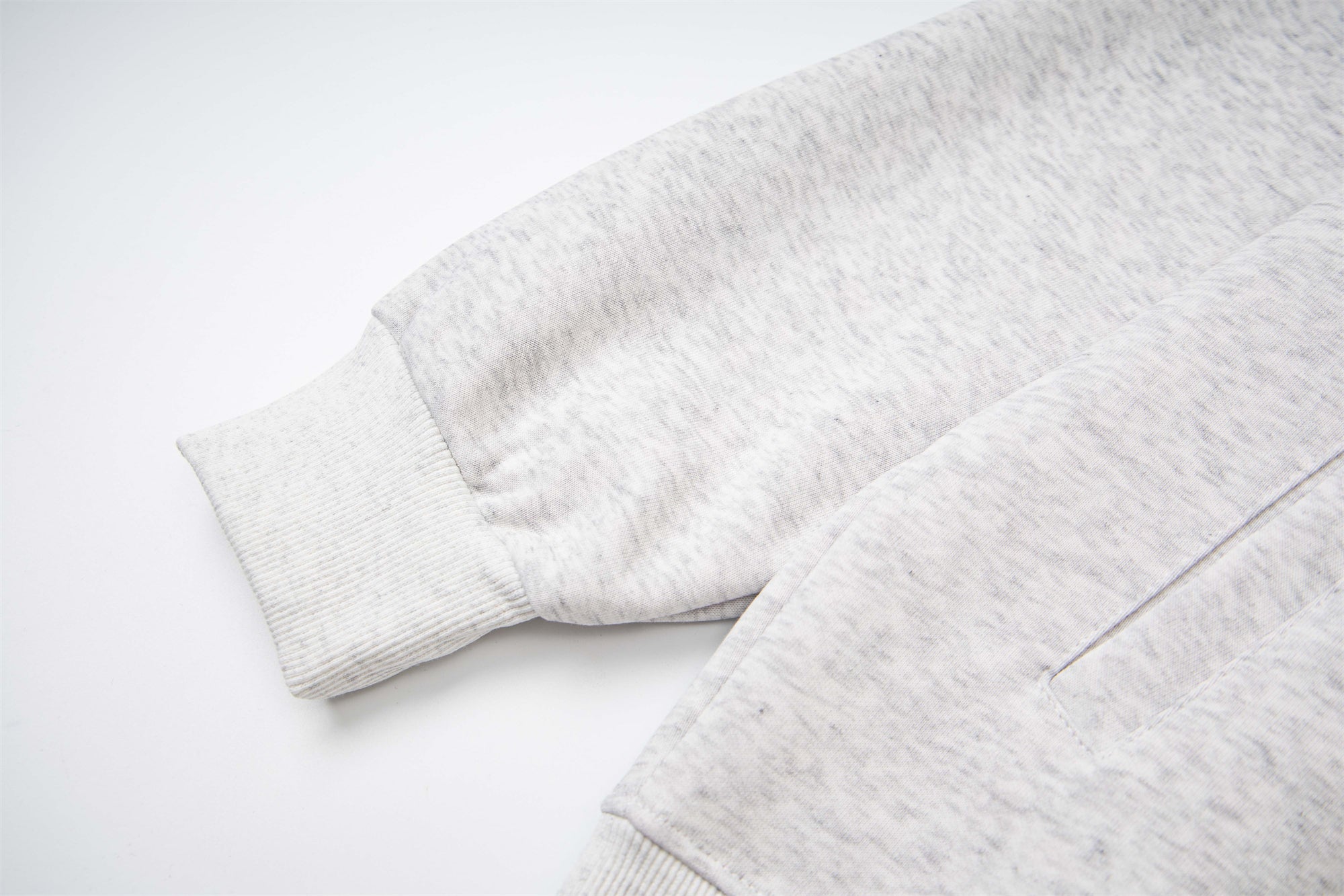 Plaid-Lined Minimal Zip-Up Hoodie | MadeNoChoice