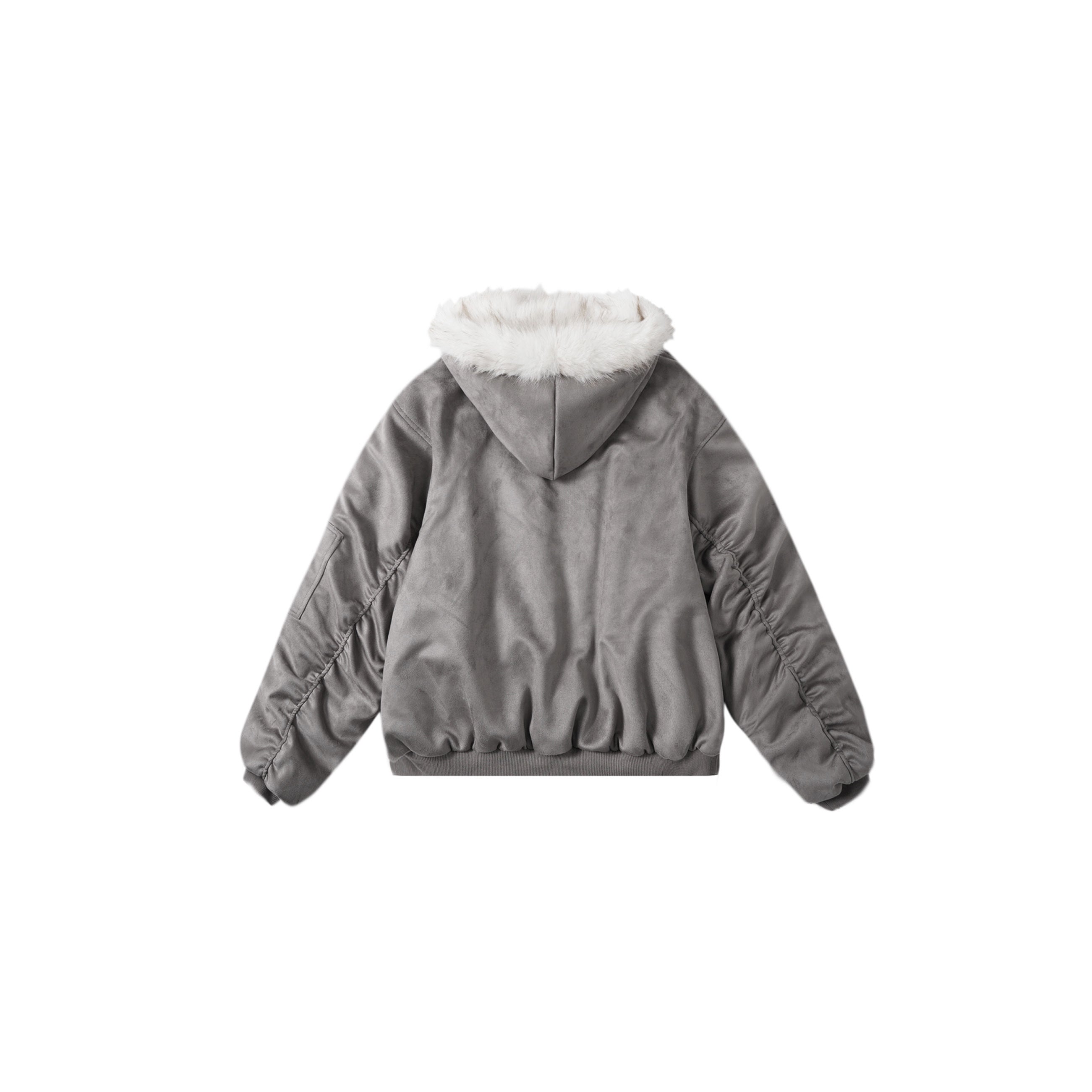 Omirad Reversible Faux Fur Hooded Jacket | Two Looks in One