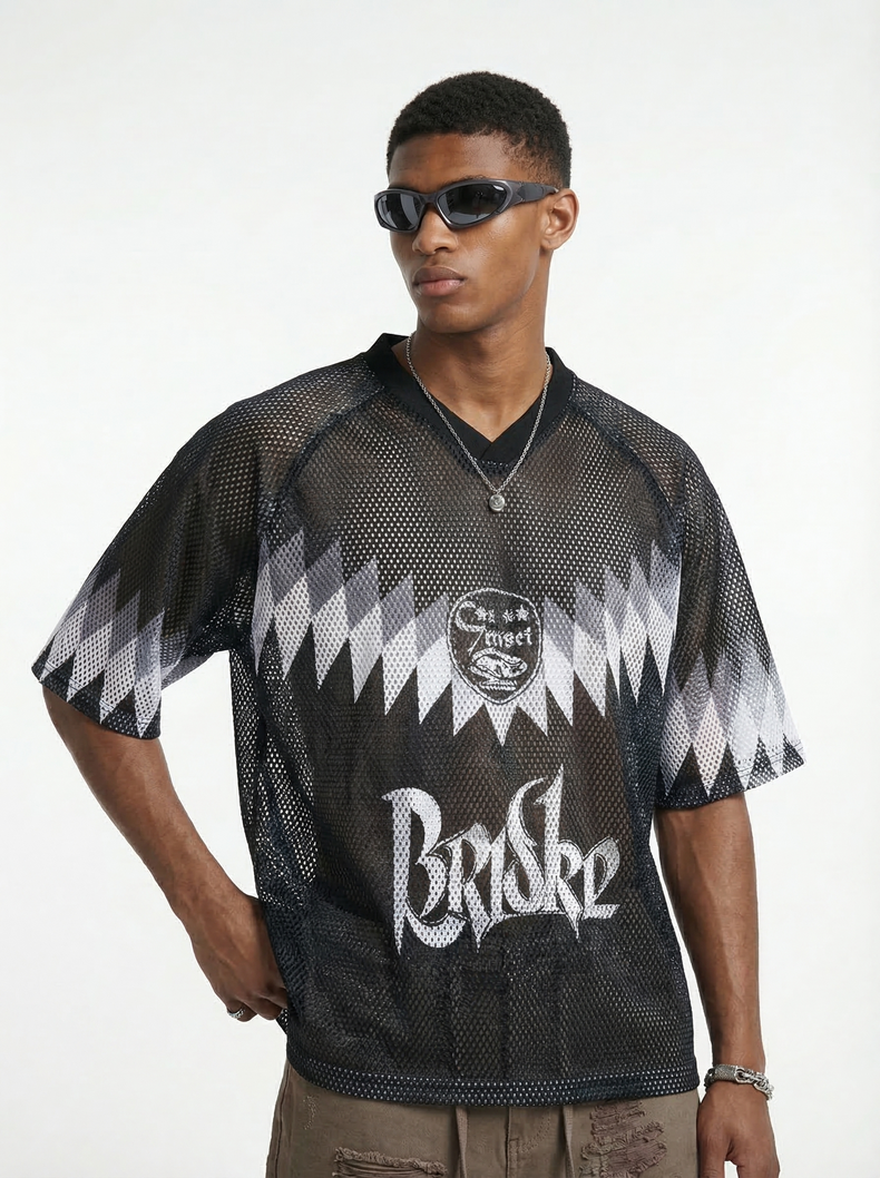 Omirad AIM 18 Mesh Jersey T-Shirt | Streetwear Soccer Top