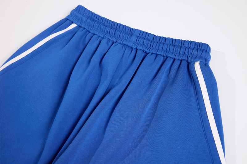 Curved Stripe Track Pants | Wide Leg Streetwear Sweatpants