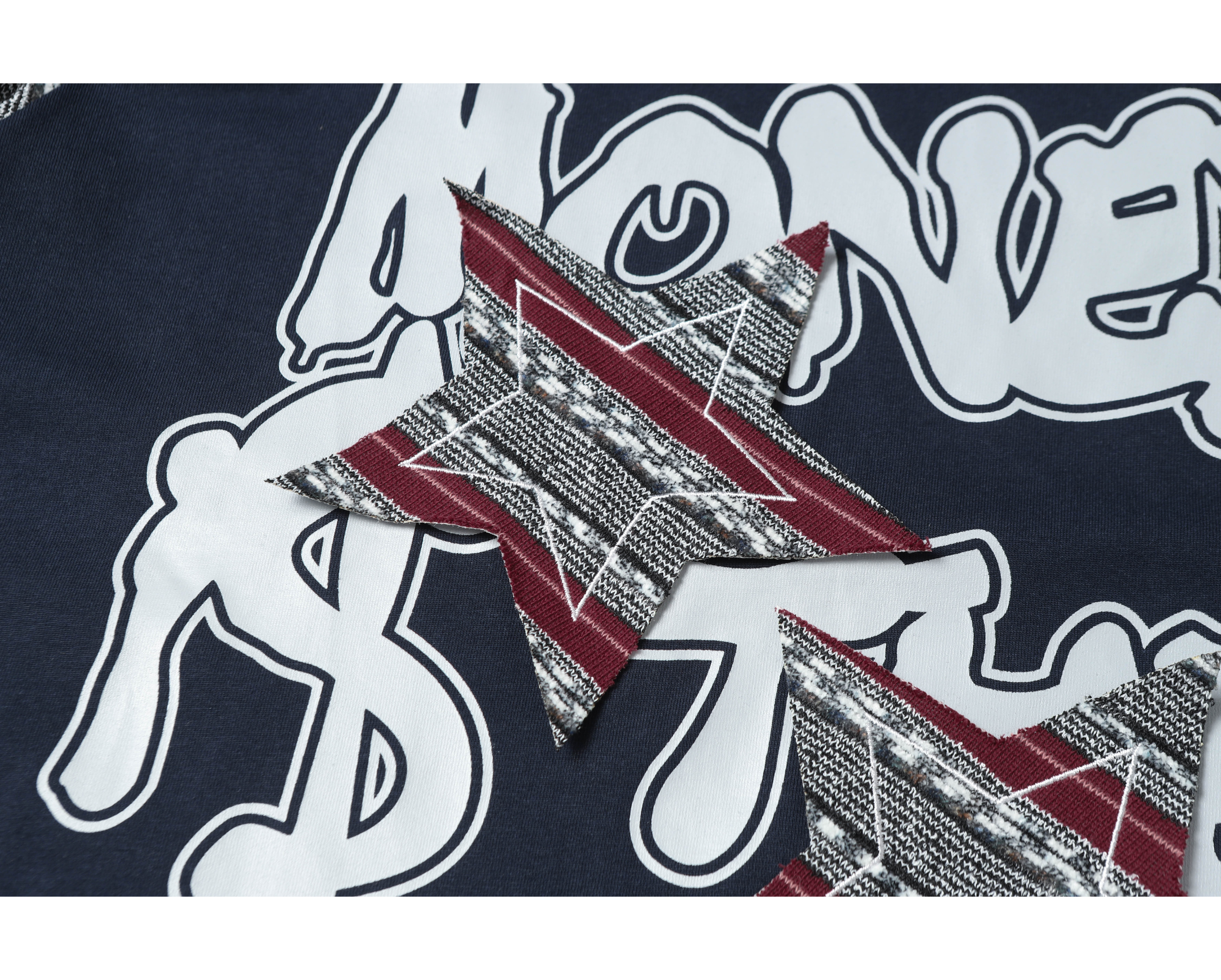 Omirad Money Is The Motive Patchwork Graphic T-Shirt