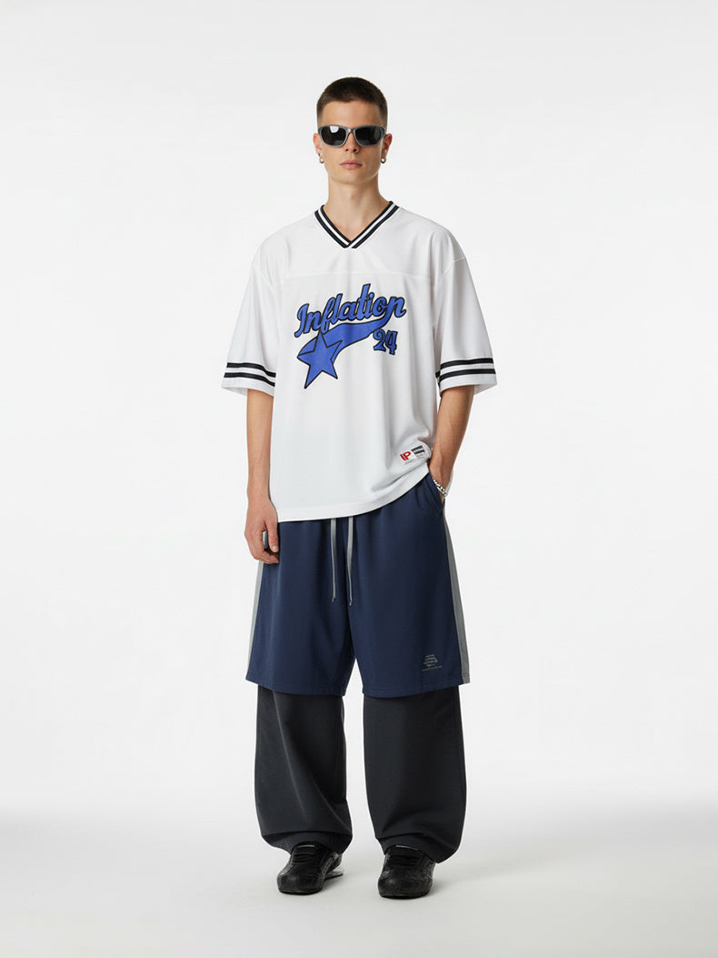Inflation 24 Star Mesh Jersey | Varsity Streetwear Top