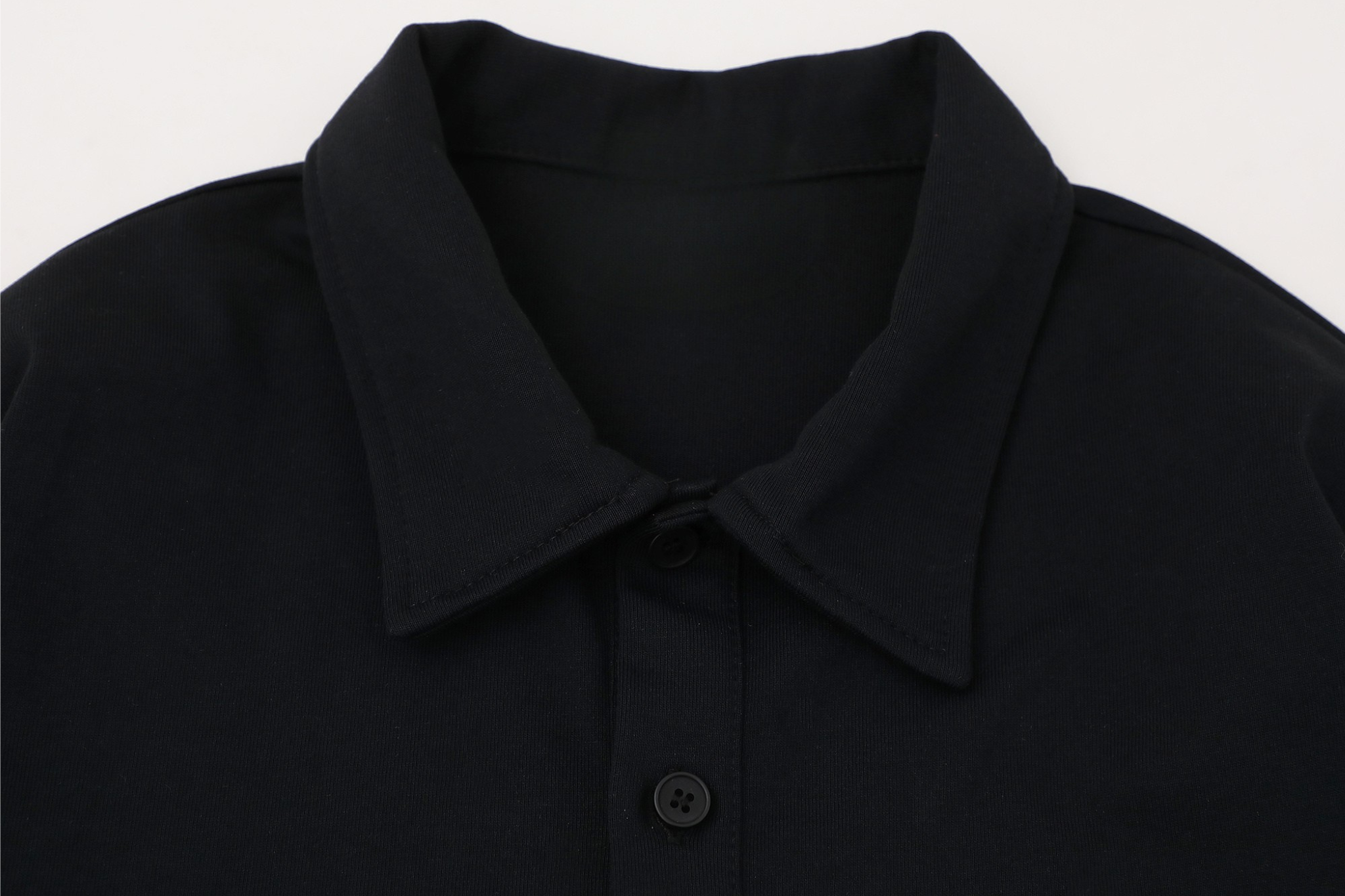 Layered Graphic Long Sleeve Polo | Streetwear Oversized Fit