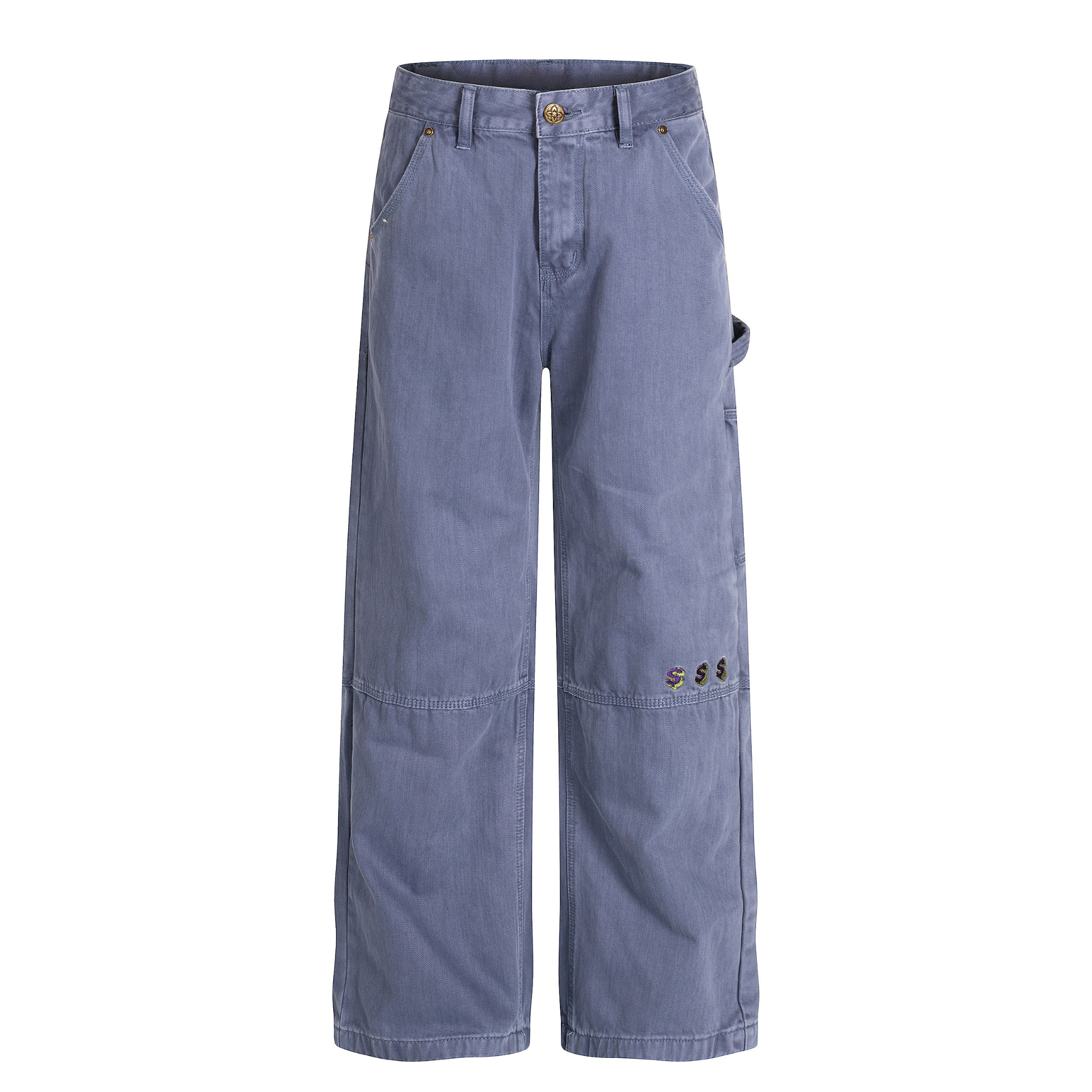 Omirad Vintage Carpenter Pants | Wide-Leg Workwear Denim