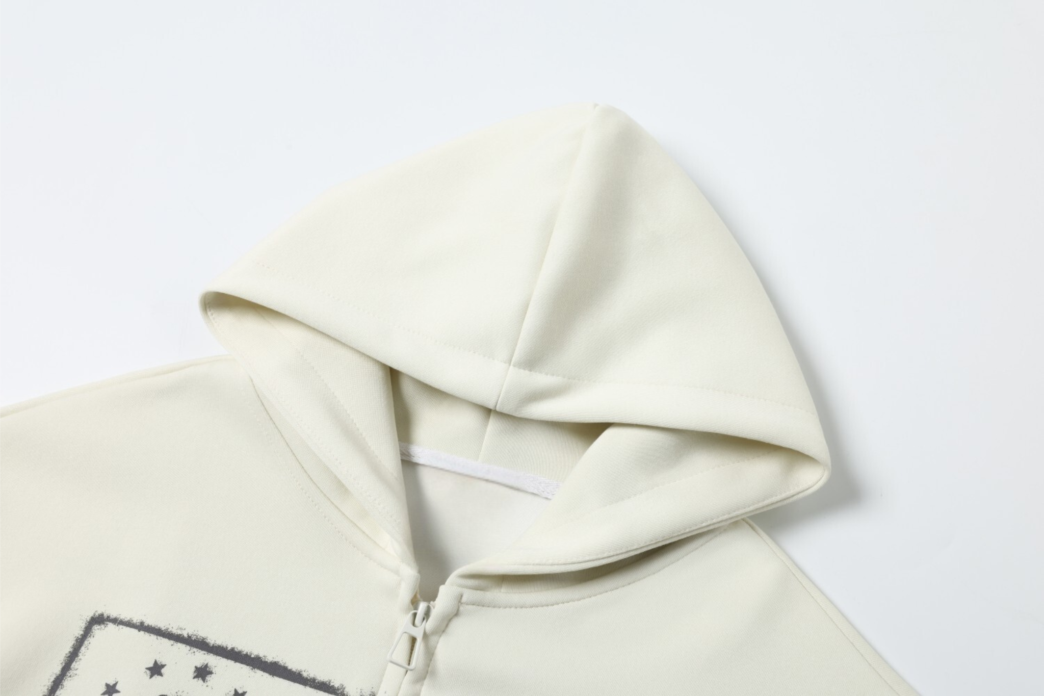 Distressed Flag Zip-Up Hoodie | Streetwear Graphic Fleece