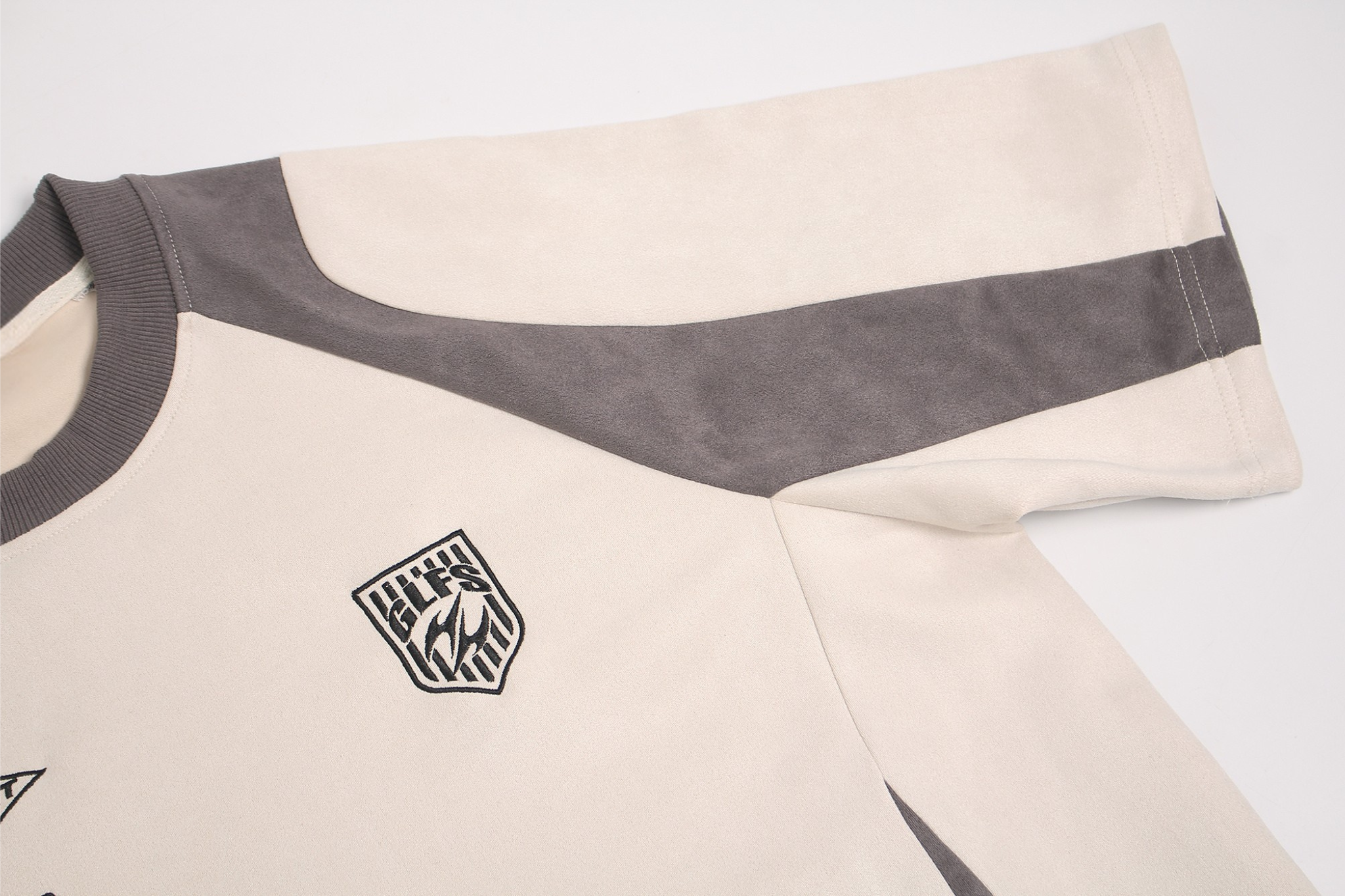 Omirad Sport Panel Suede Tee | Athletic Streetwear T-Shirt