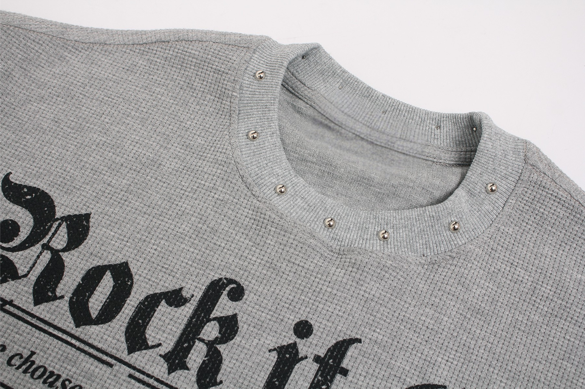 Omirad Rock It Collage Graphic Tee | Gothic Print Streetwear