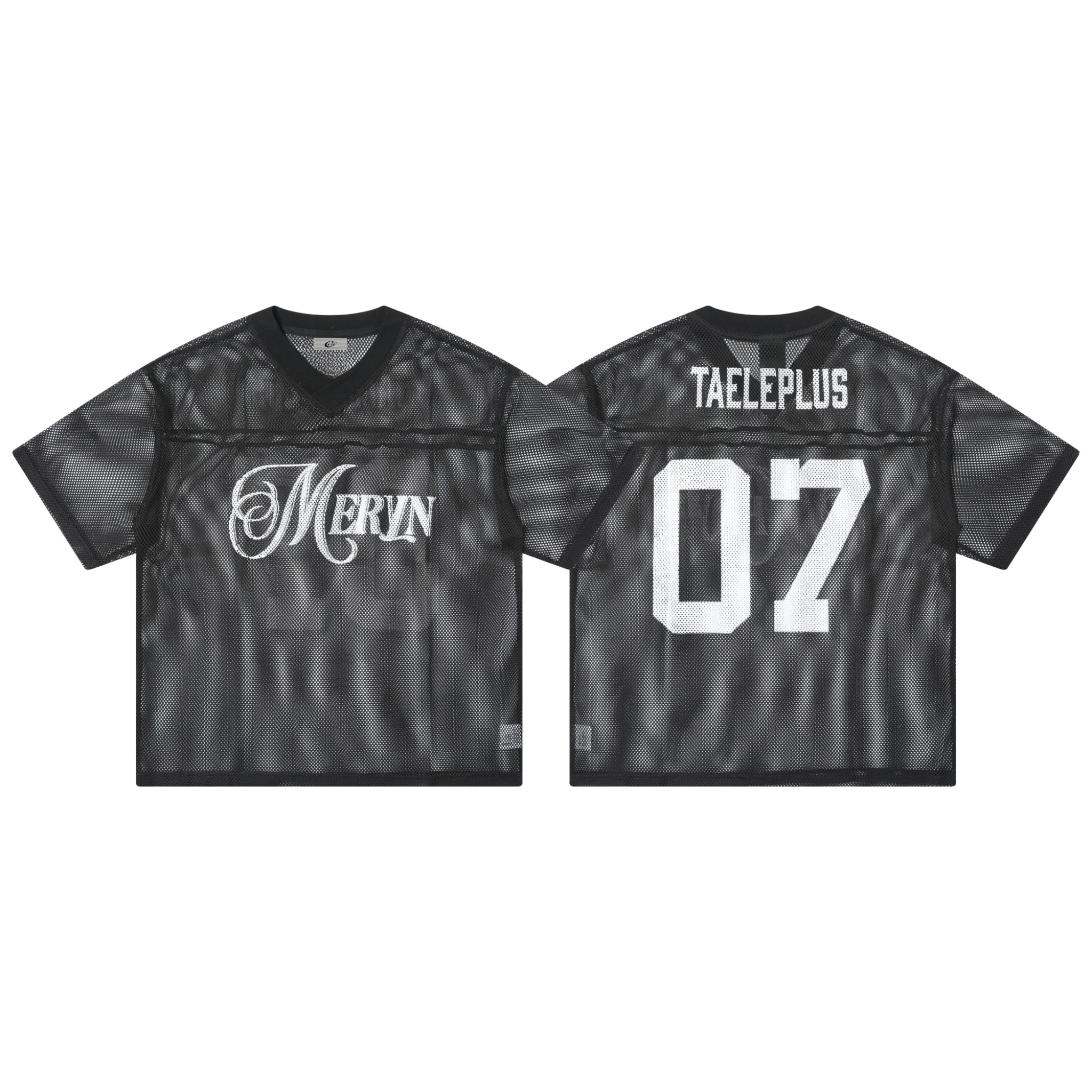 Oversized Varsity Mesh Jersey Tee | Athletic Streetwear