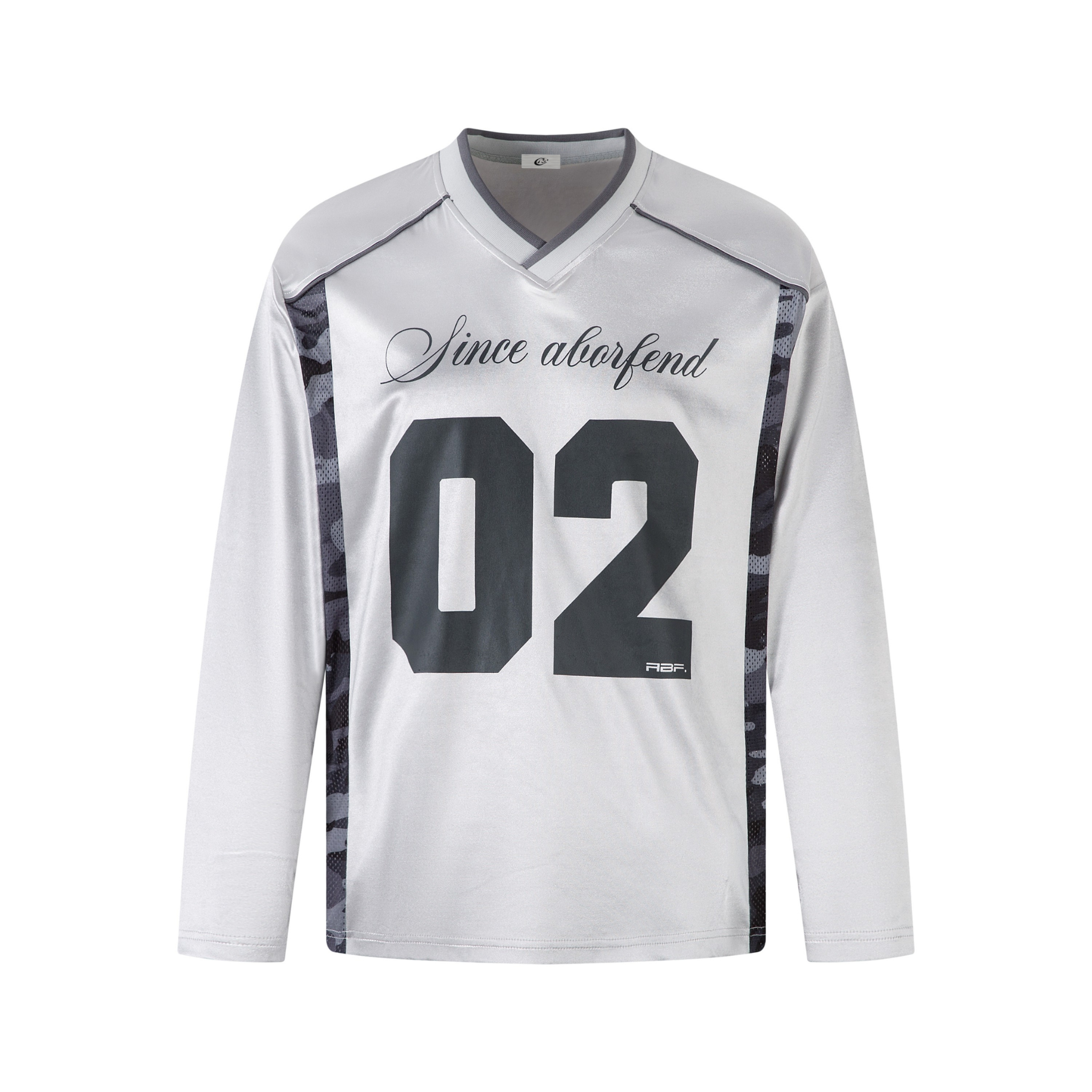 Since 02 V-Neck Long Sleeve Jersey Top | Athletic Street Style