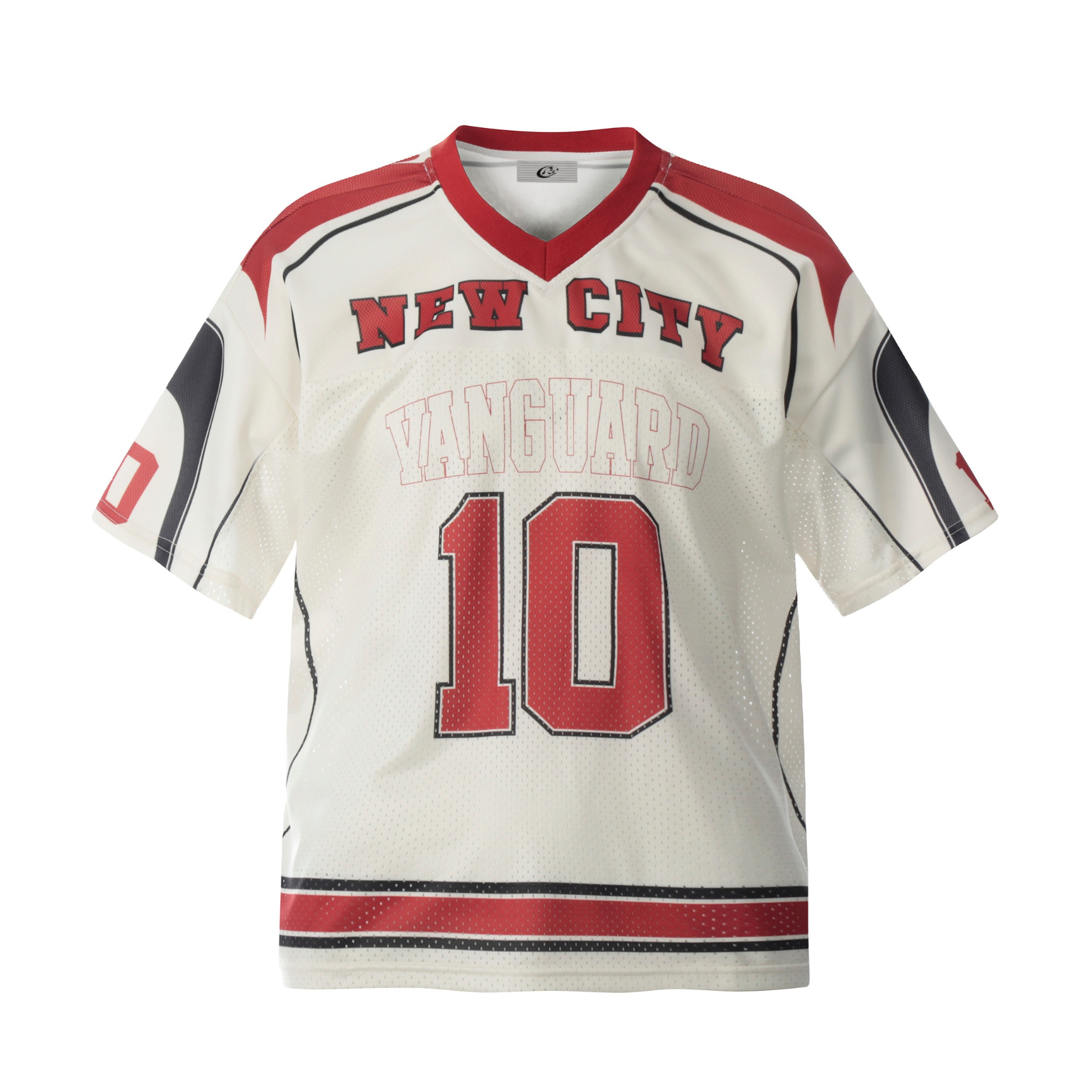New City Vanguard #10 Mesh Jersey Tee | Streetwear Football Shirt