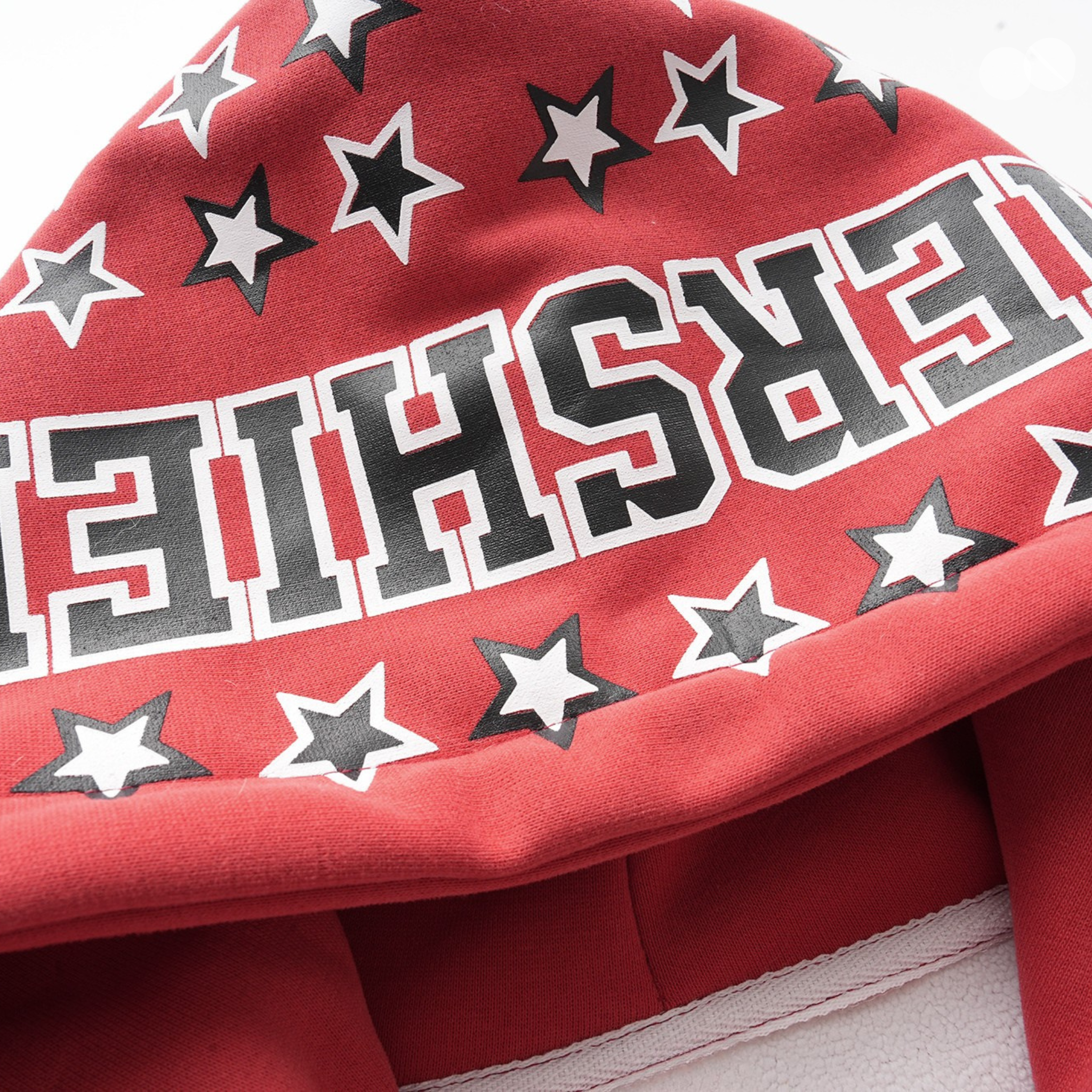 Mershier Retro Varsity Zip Hoodie | Star Print Streetwear