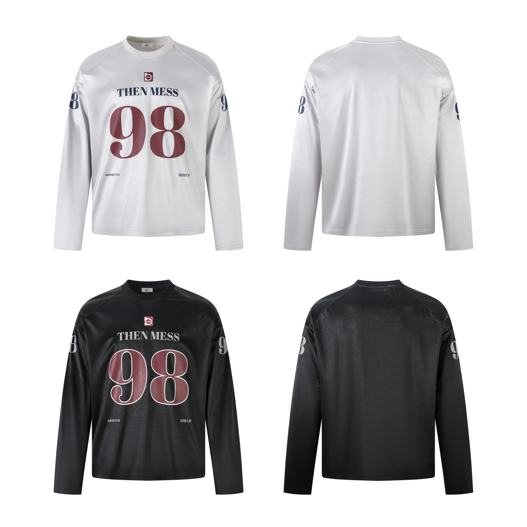 Omirad 98 Then Mess Long Sleeve Jersey Tee | Sportcore Streetwear