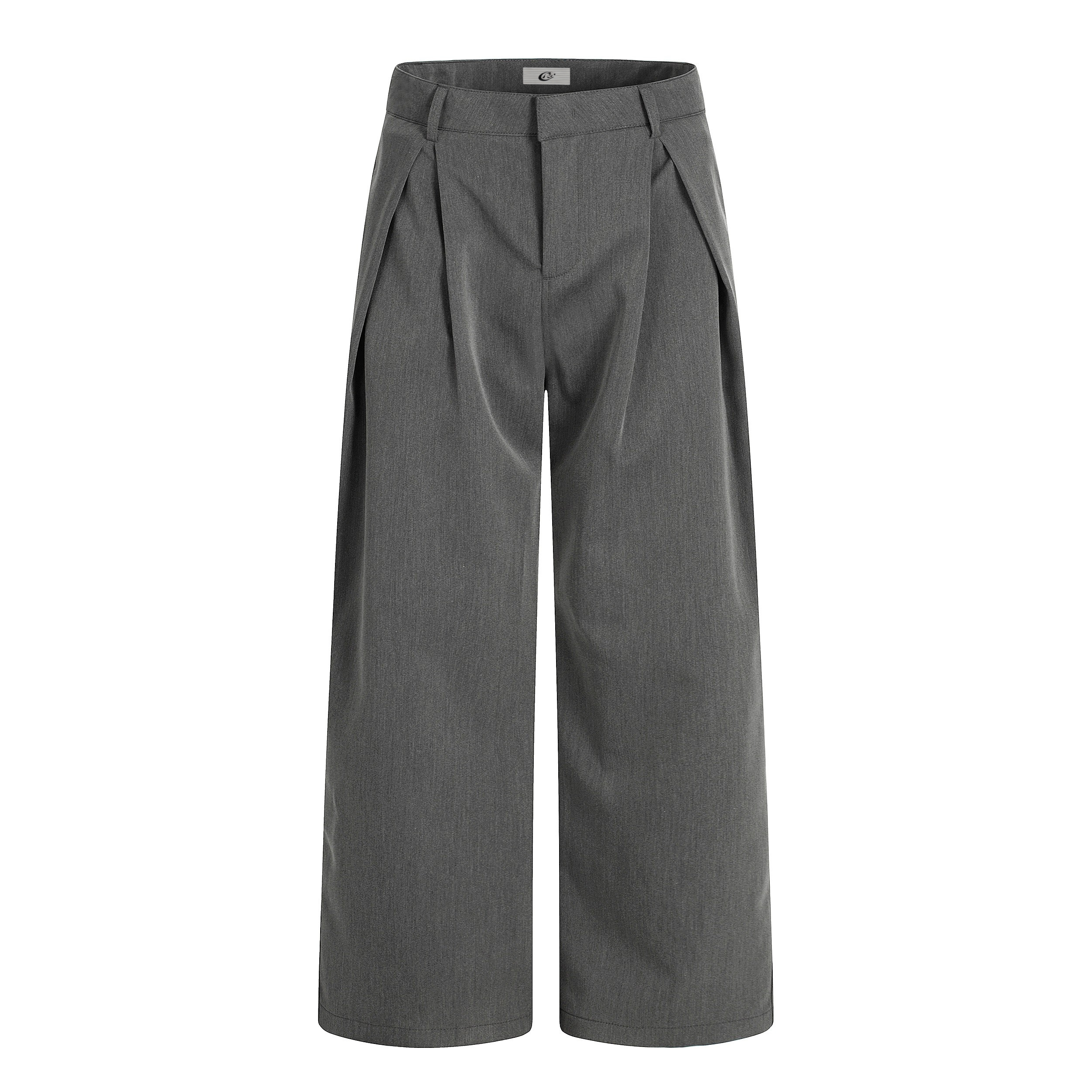 Omirad Pleated Wide-Leg Trousers | Tailored Streetwear Fit