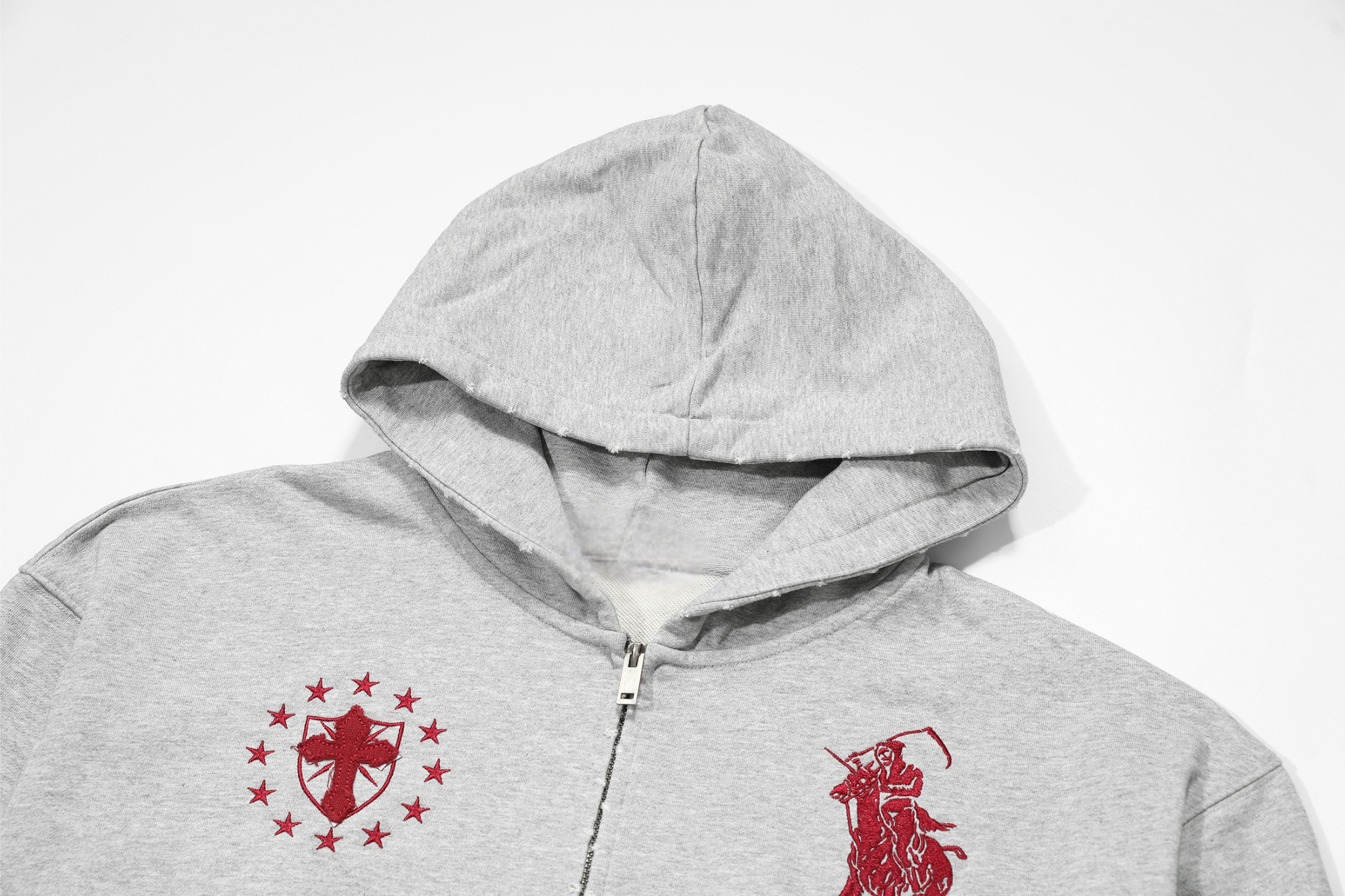 Omirad Heritage Crest Zip Hoodie | 100% Cotton Streetwear