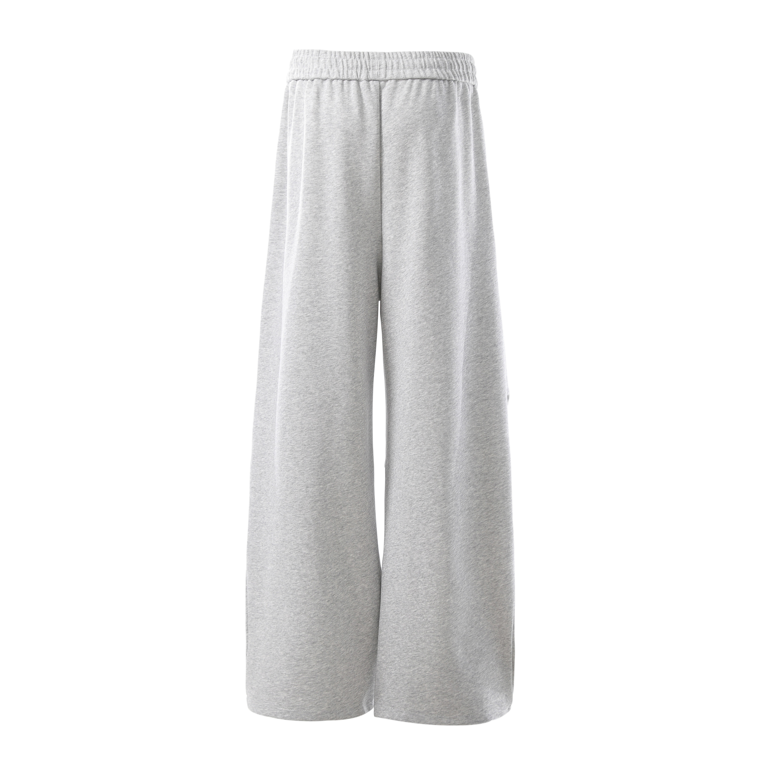 Sculpted 3D Pleat Wide-Leg Sweatpants | Oversized Fit