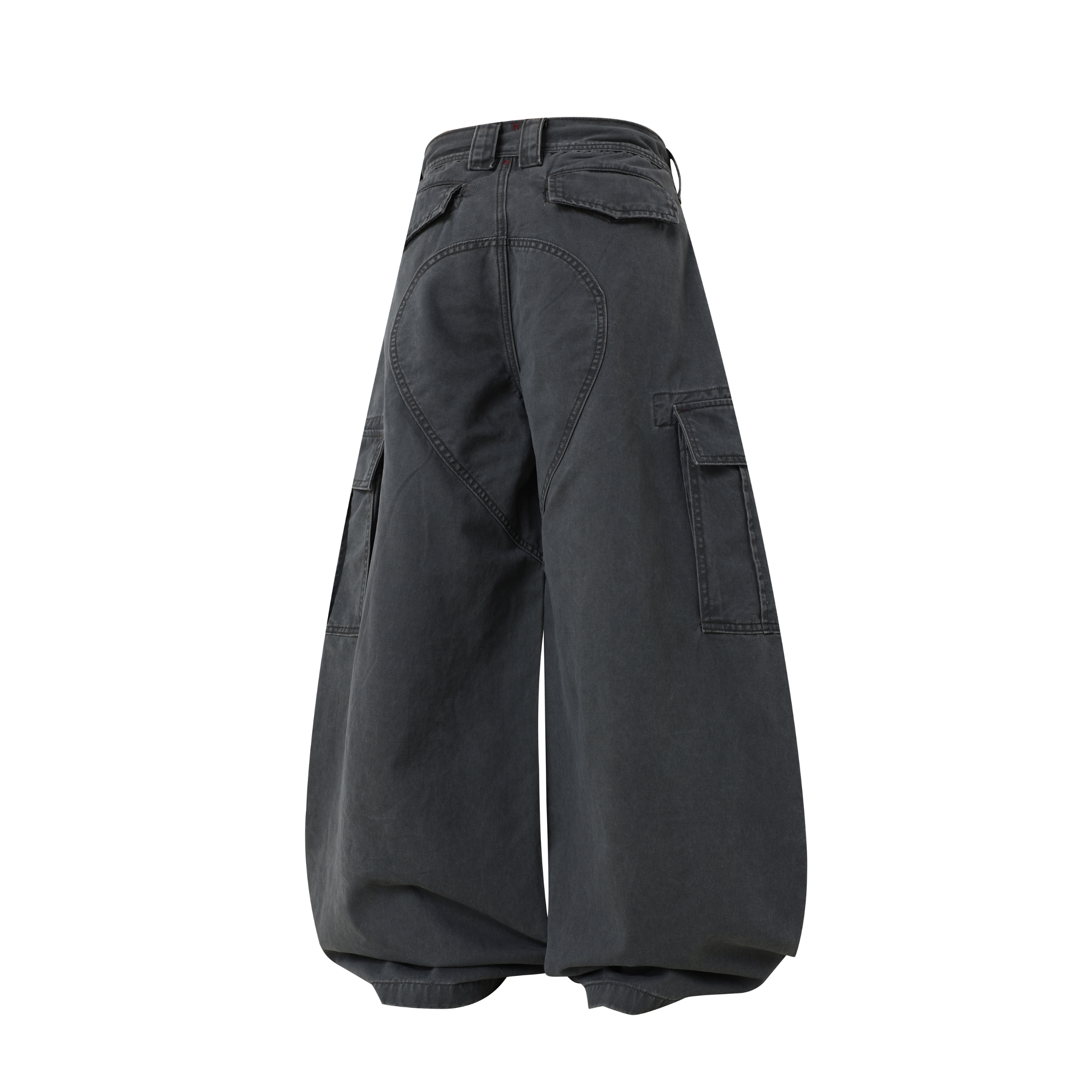 Omirad Utility Cargo Barrel Pants | Wide Leg Streetwear
