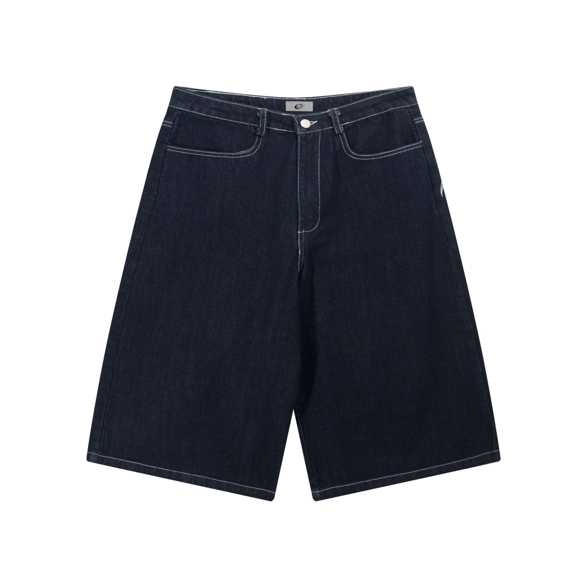 Omirad Patchwork Denim Shorts | Wide-Leg Street Style