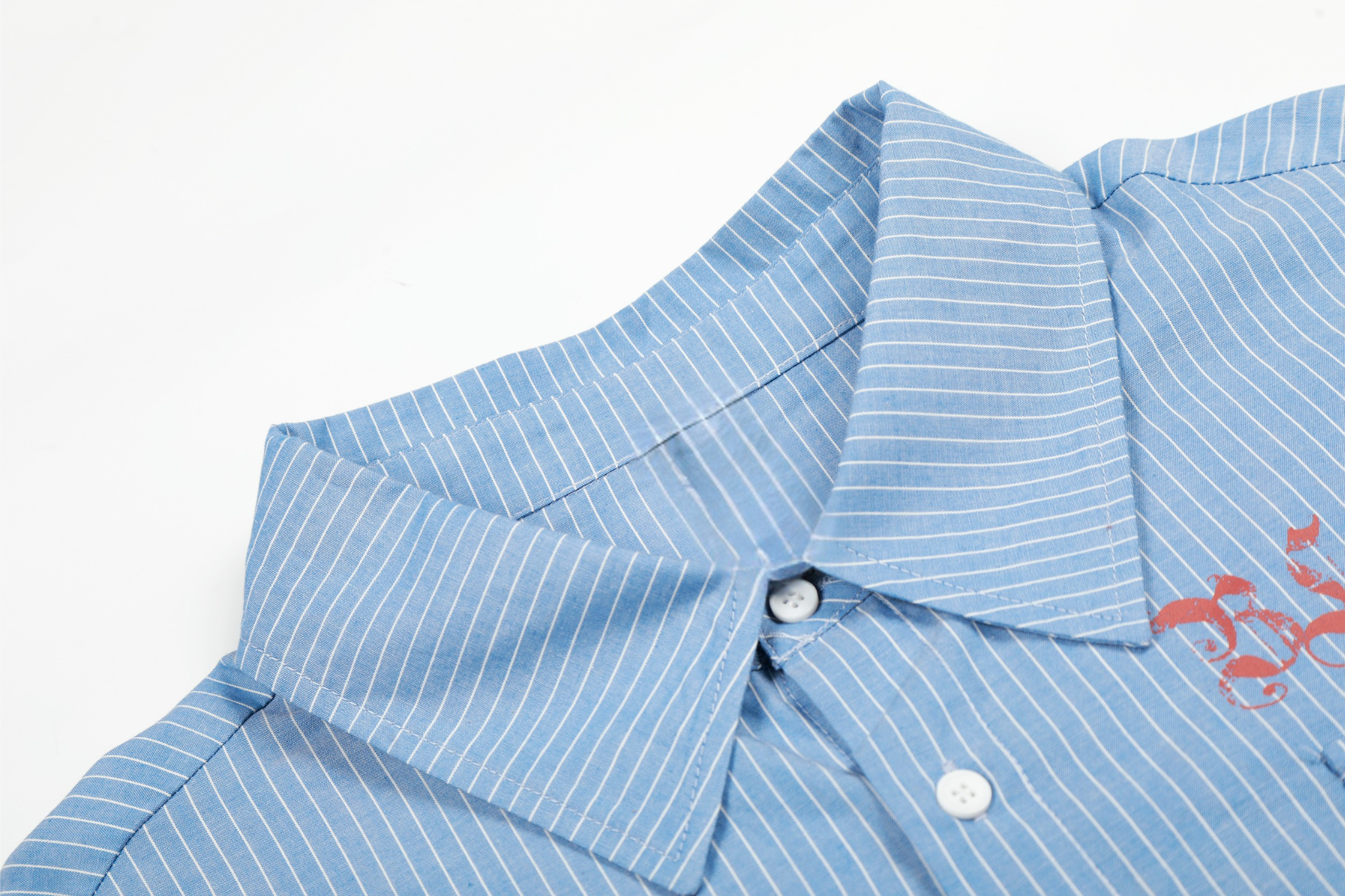 Omirad Striped Graphic Button-Up Shirt | Street Style