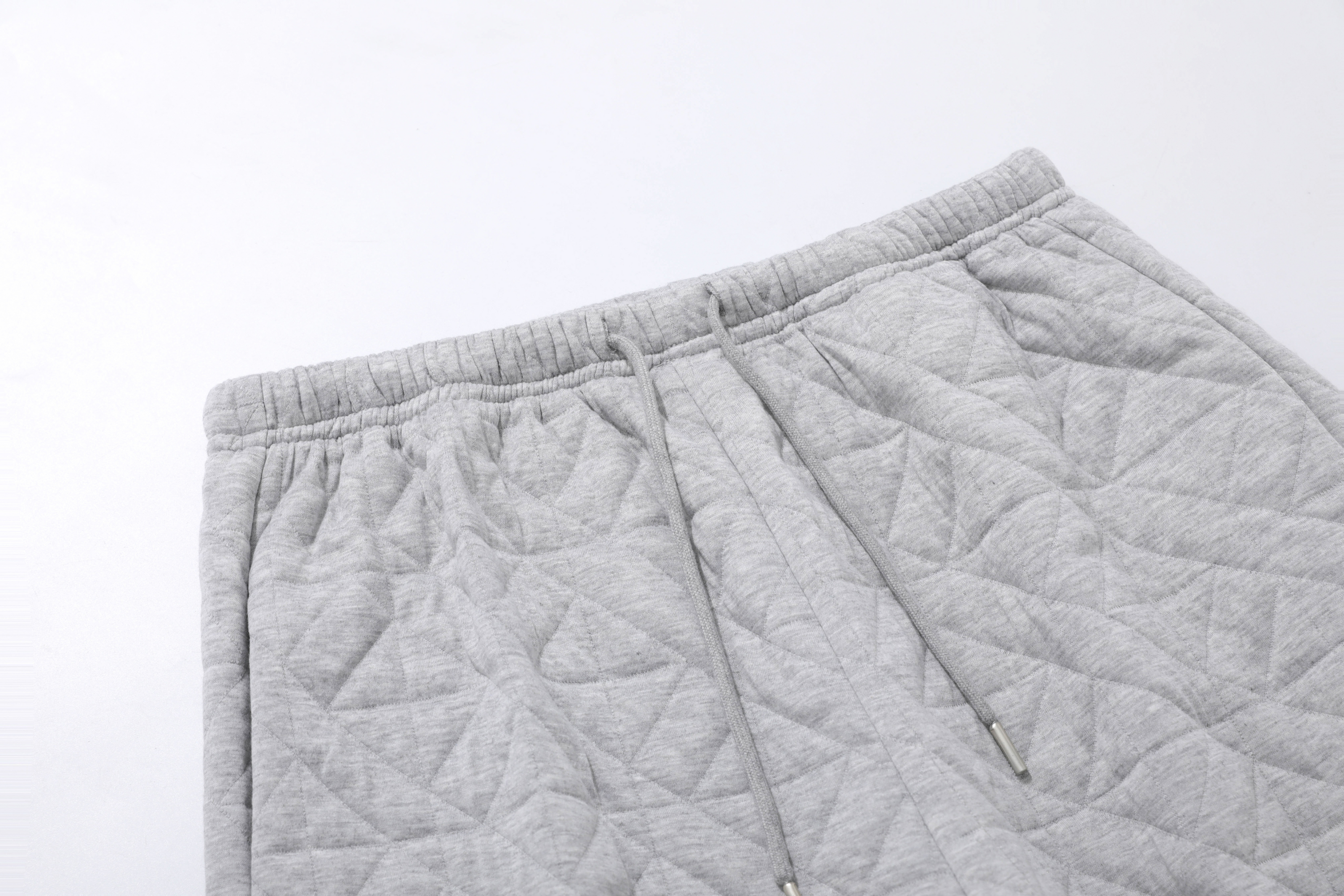 Quilted Wide-Leg Thermal Sweatpants | Insulated Streetwear