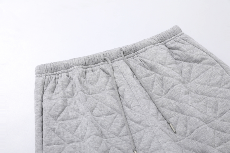 Quilted Wide-Leg Thermal Sweatpants | Insulated Streetwear