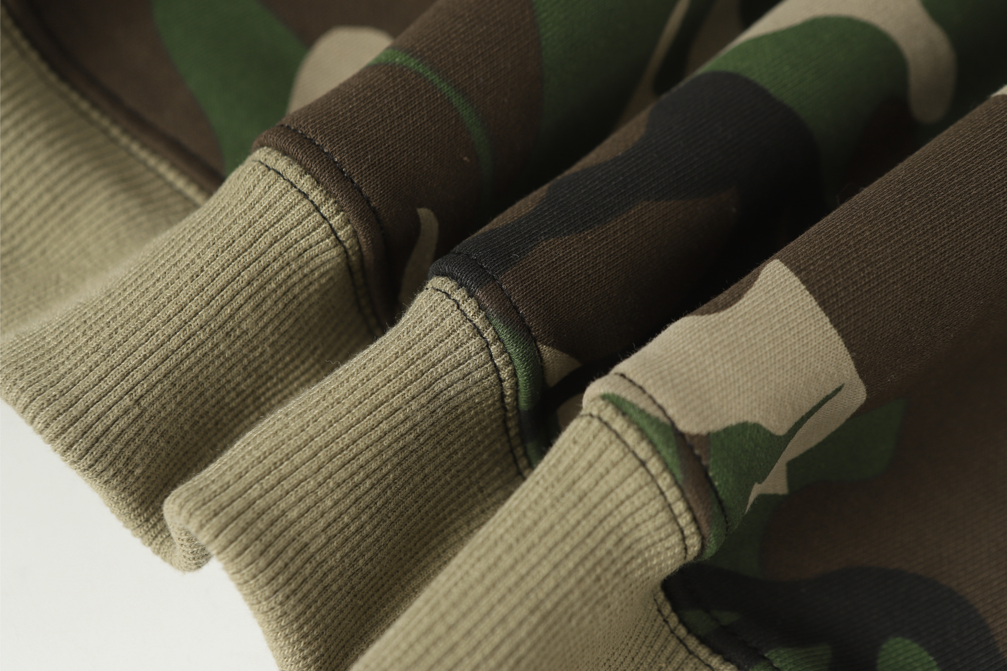 Omirad Camo Angel Graphic Zip Hoodie | Streetwear