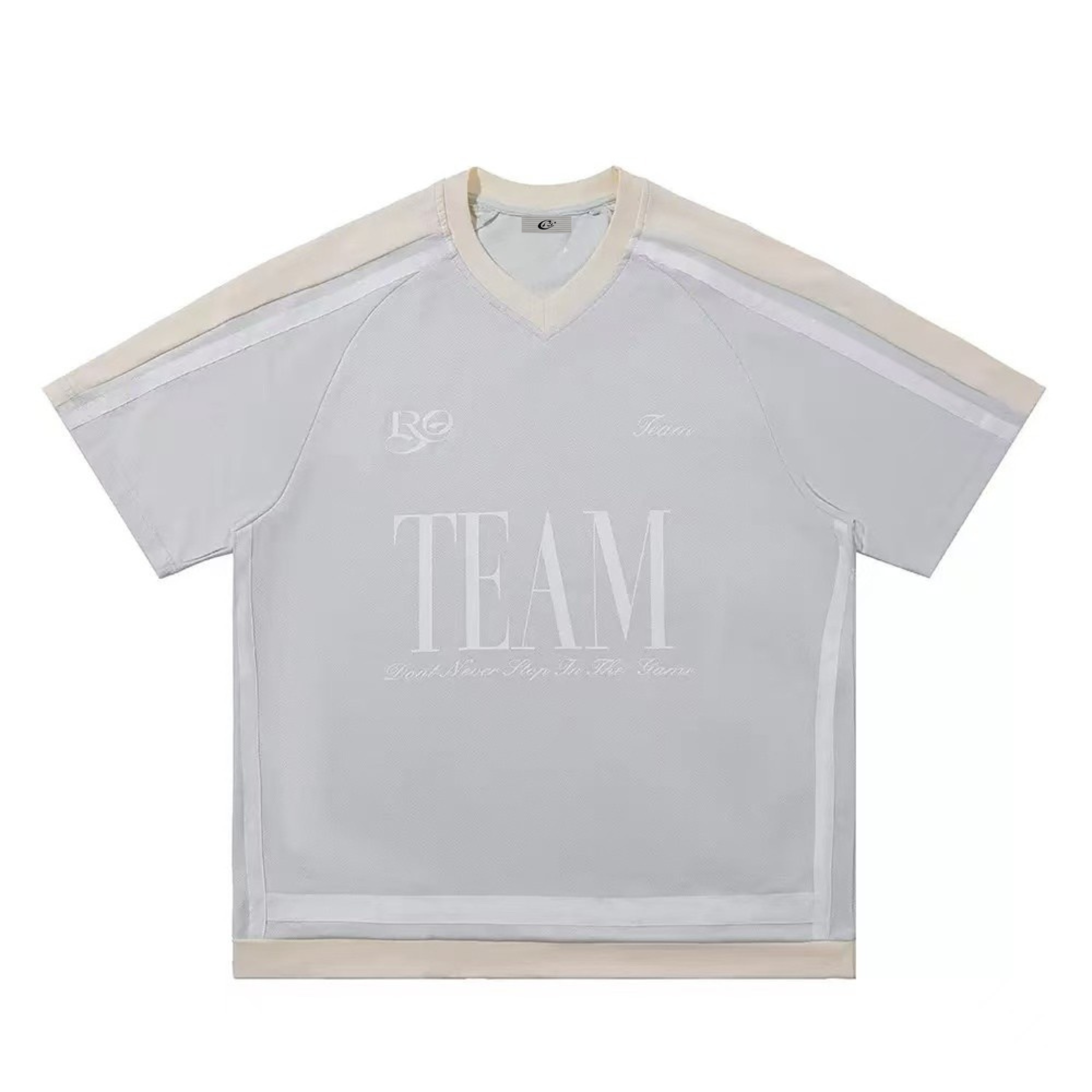 Omirad Team Varsity Mesh Tee | Retro Sportwear Oversized Fit