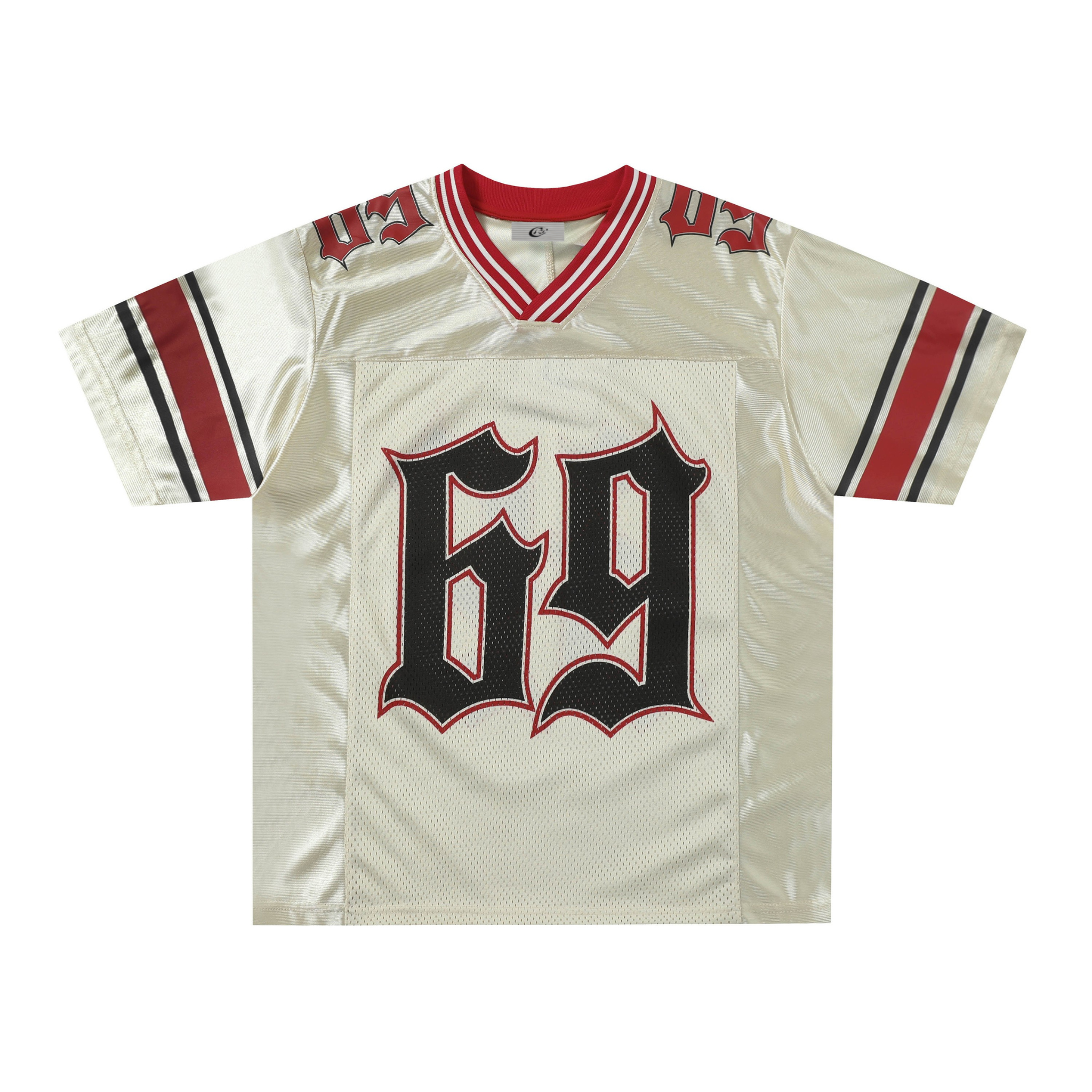 Omirad 69 Retro Gothic Football Jersey Tee | Streetwear