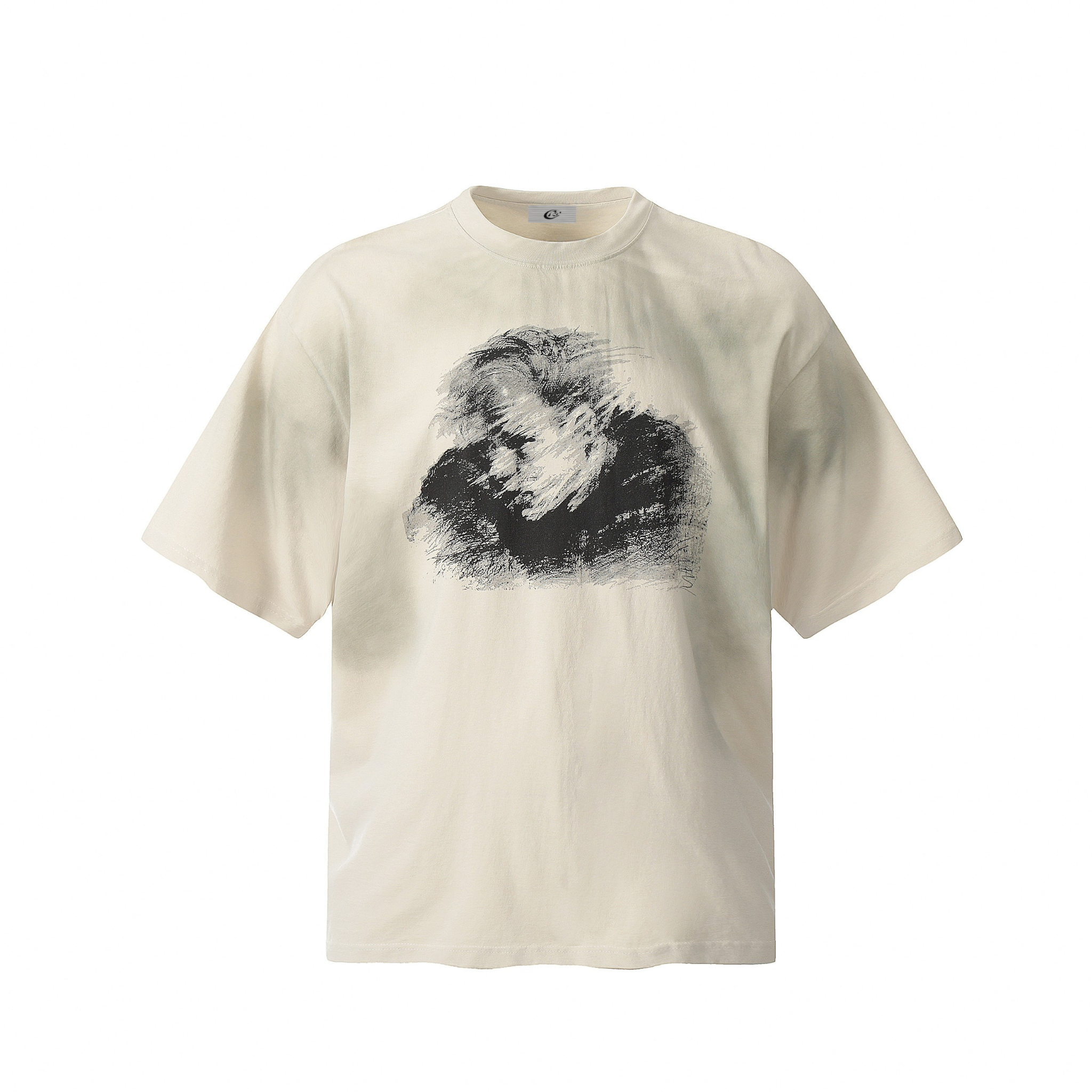 Omirad Washed Graphic Story Tee | Oversized Vintage Portrait