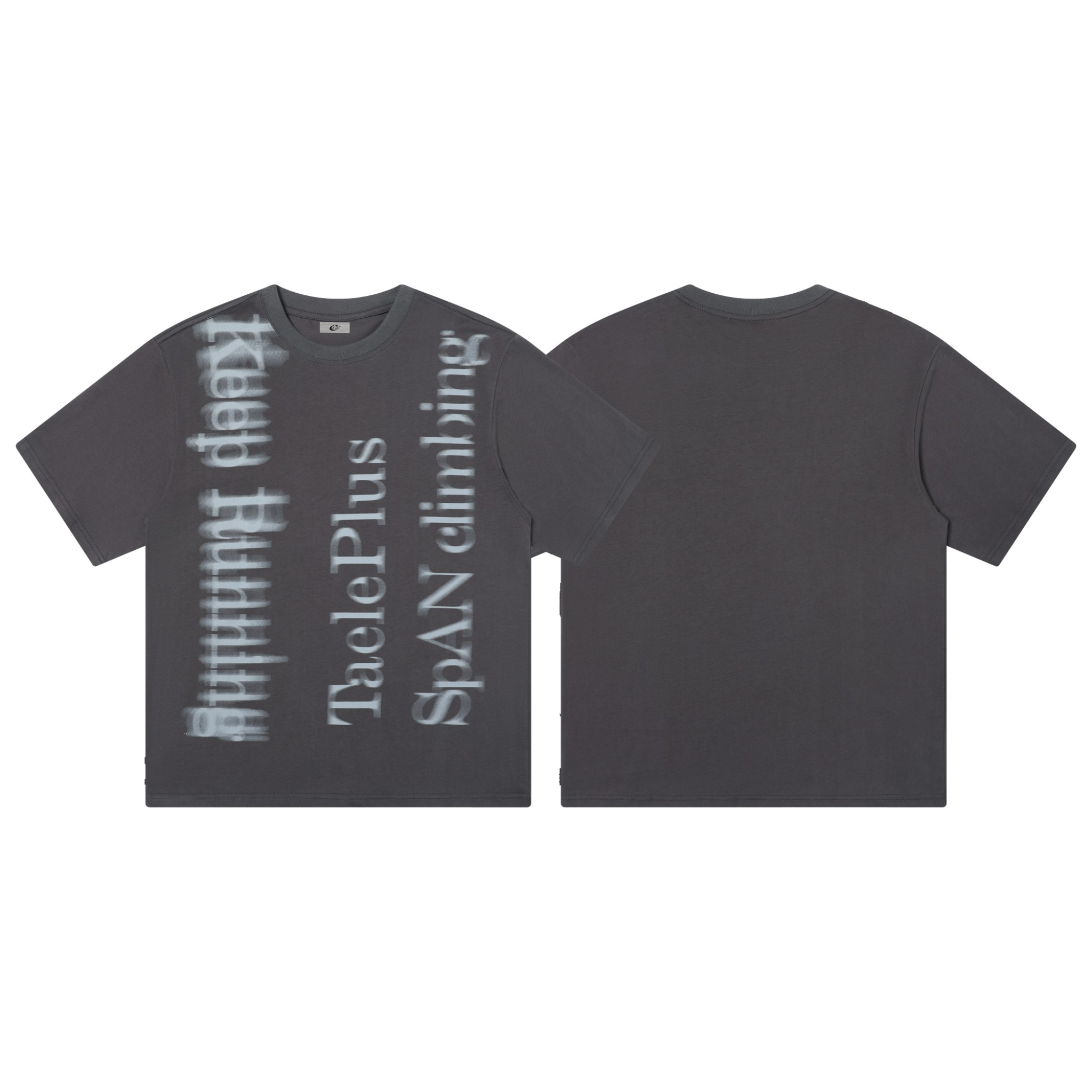 Oversized Spray Letter Graphic Tee | Washed Street Style