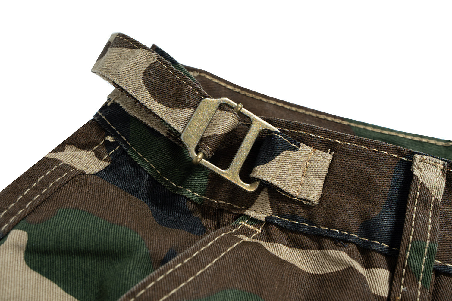 Omirad Tactical Patchwork Camo Cargo Shorts | Streetwear