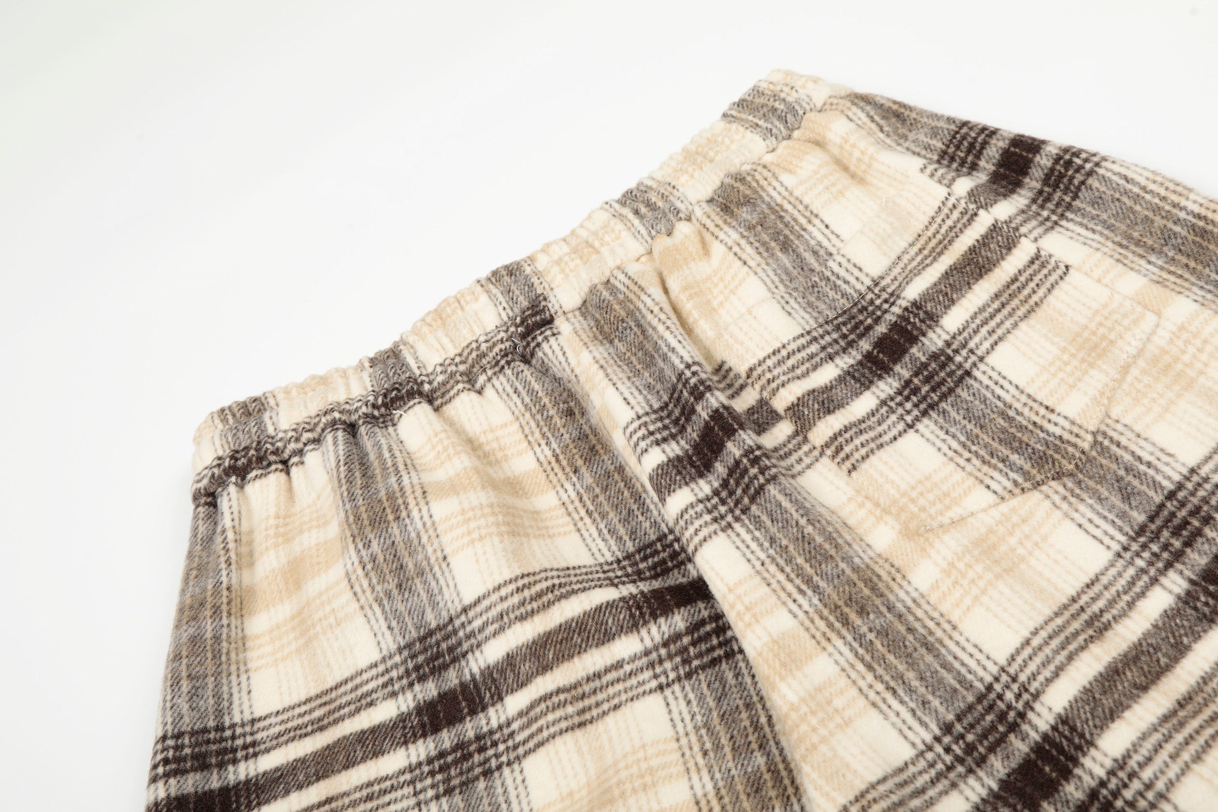 Omirad Plaid Wide-Leg Pants | Oversized Streetwear Fit