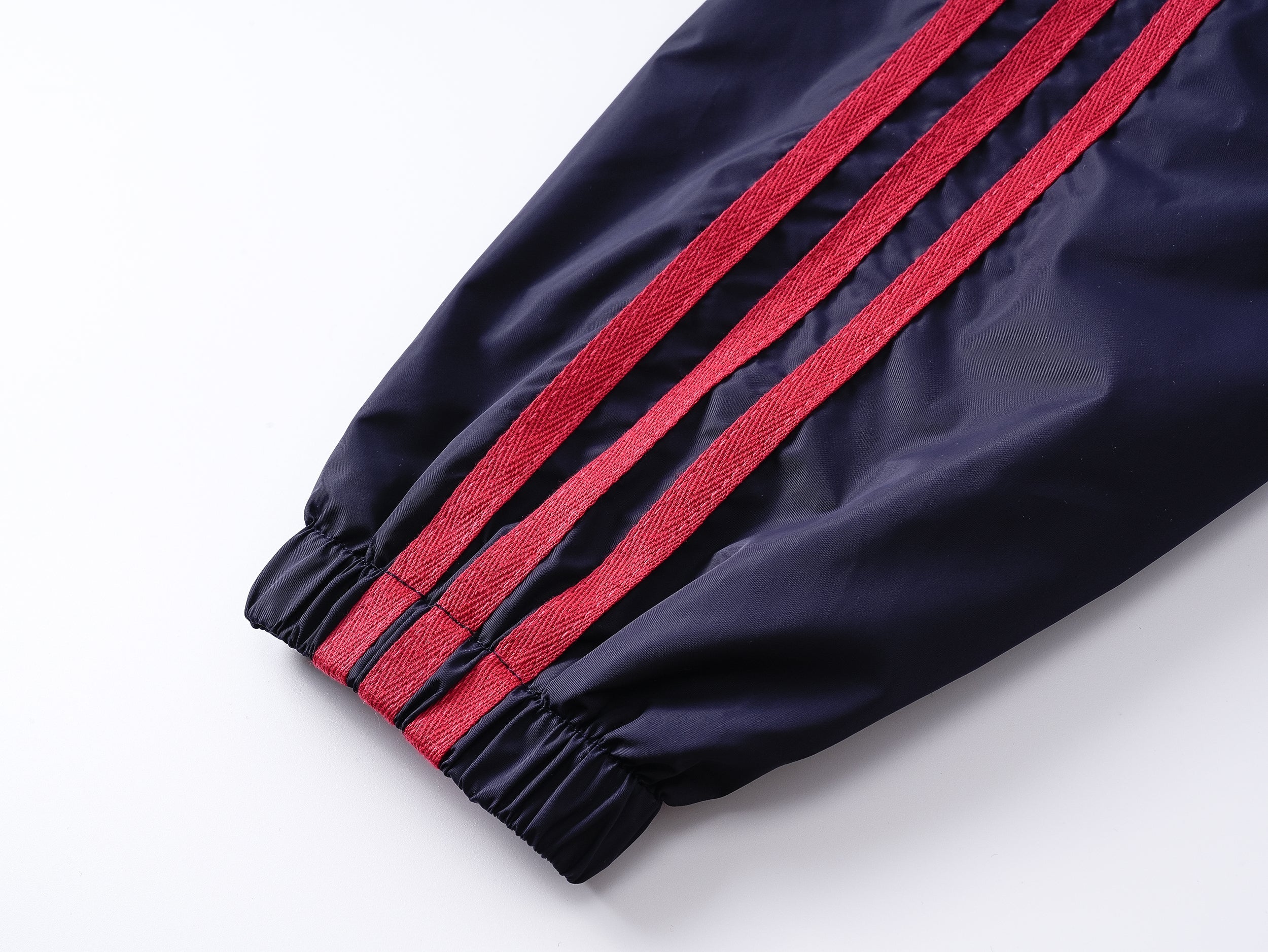 Retro Athletic Nylon Pullover | Varsity 90 Streetwear Top
