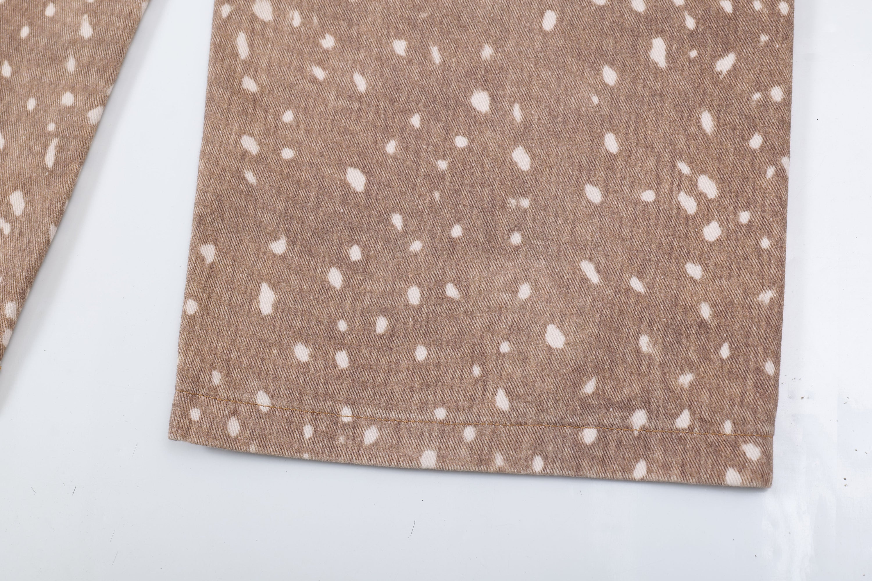 Omirad Fawn Print Wide-Leg Jeans | Spotted Denim