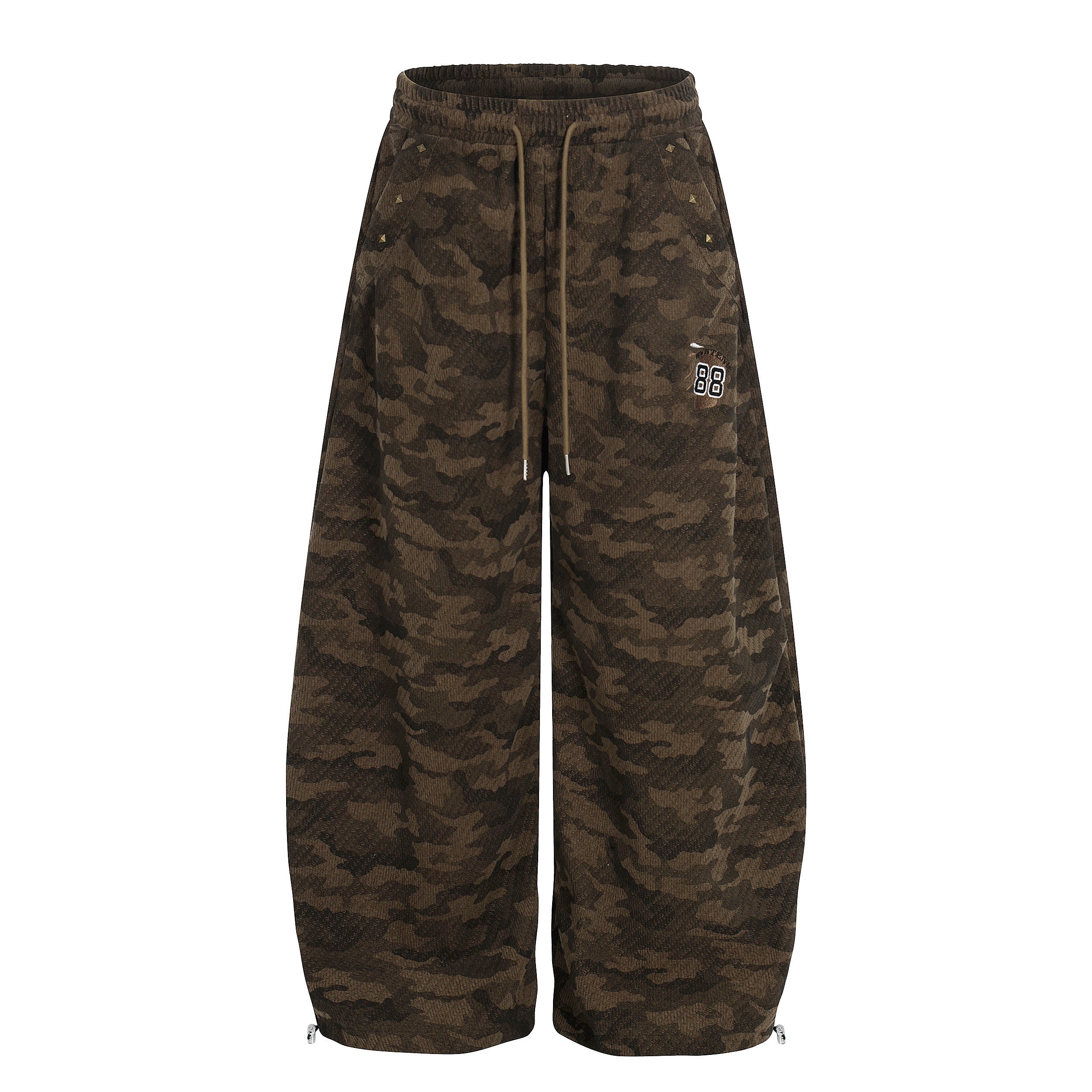 Omirad Vintage Camo Wide-Leg Sweatpants | Streetwear Fit