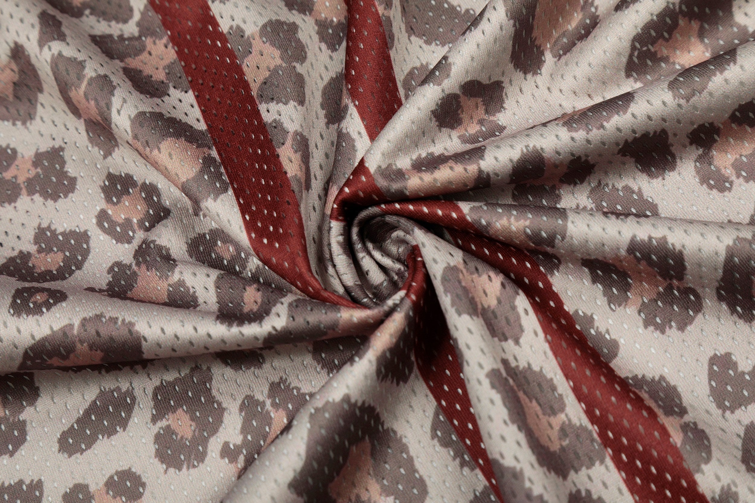 Omirad Leopard Varsity Mesh Jersey | Number Print Sportswear
