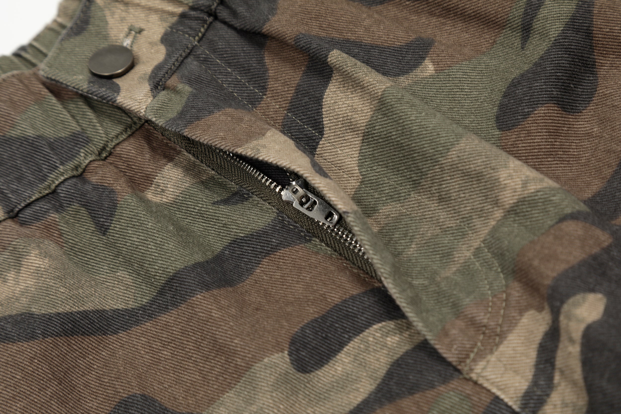 Men's Camo Cargo Shorts | Elastic Waist Utility Shorts