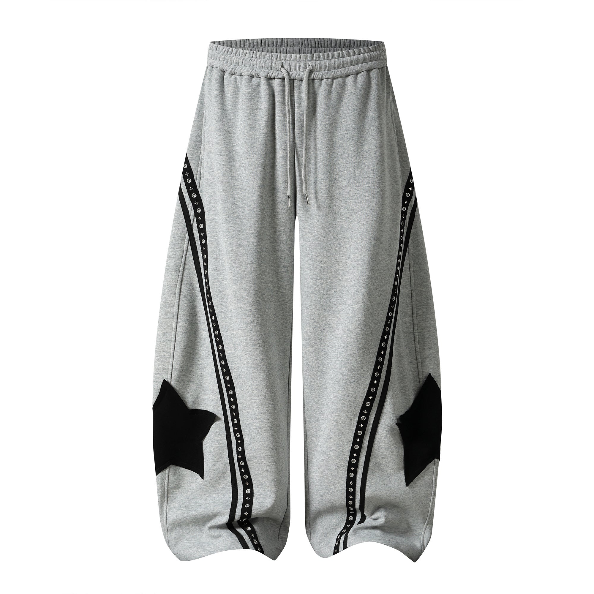 Omirad Star Panel Wide-Leg Track Pants | Streetwear Sweatpants