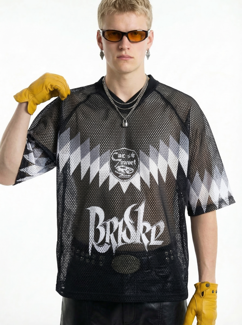 Omirad AIM 18 Mesh Jersey T-Shirt | Streetwear Soccer Top