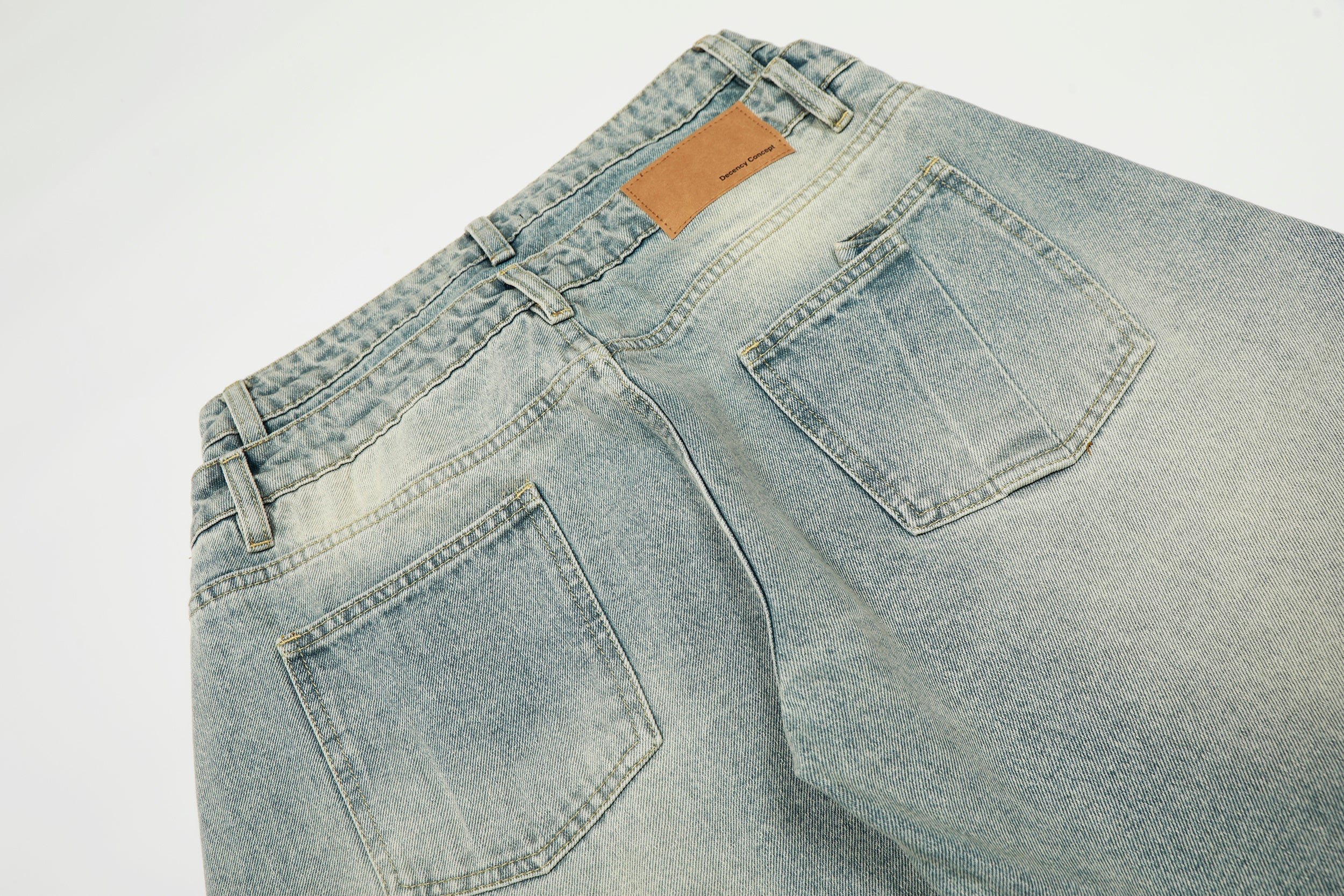 Double-Waist Balloon Fit Vintage Jeans | Oversized Denim