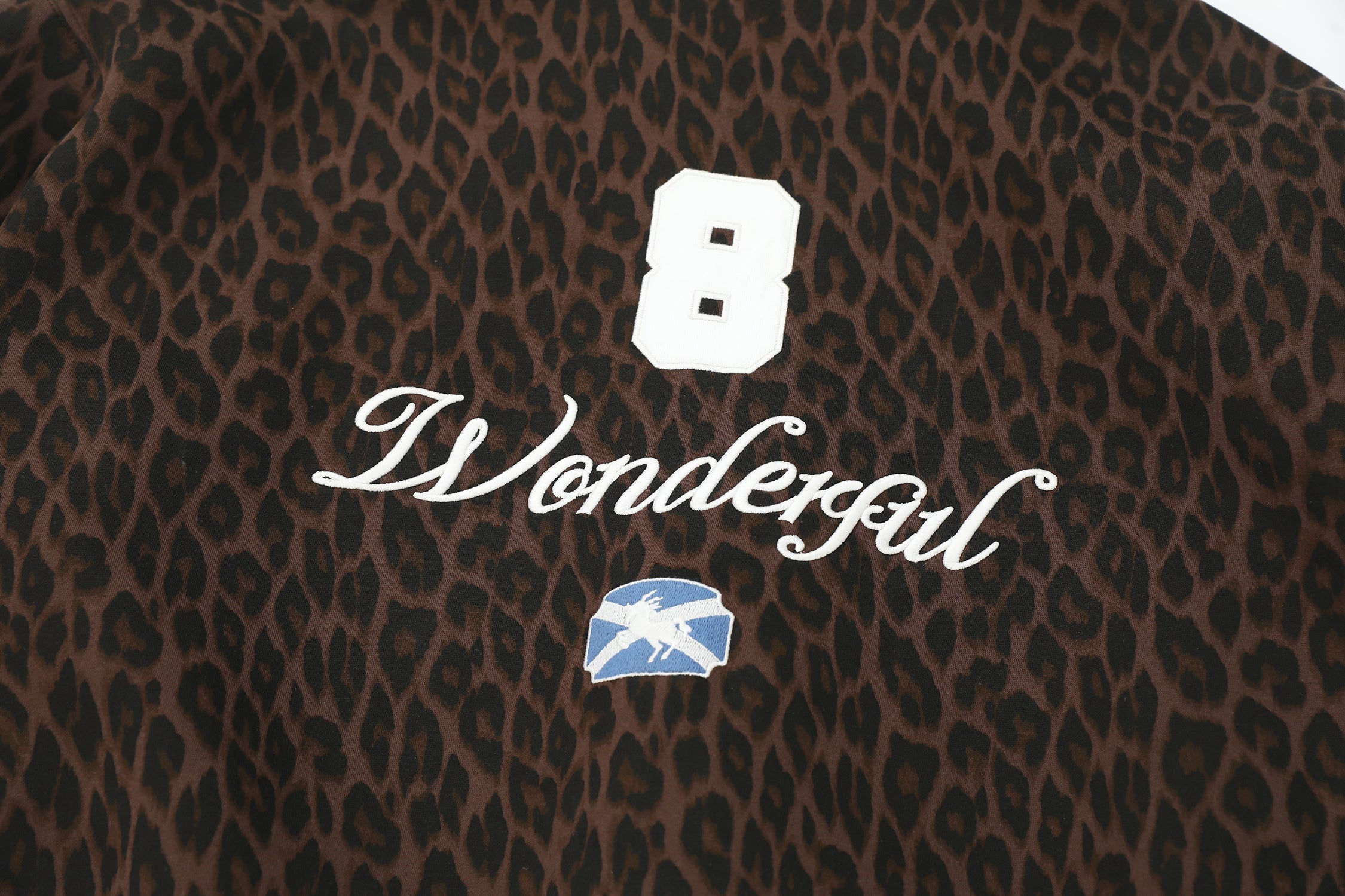 Omirad Leopard Crest Zip Hoodie | Street Varsity Style