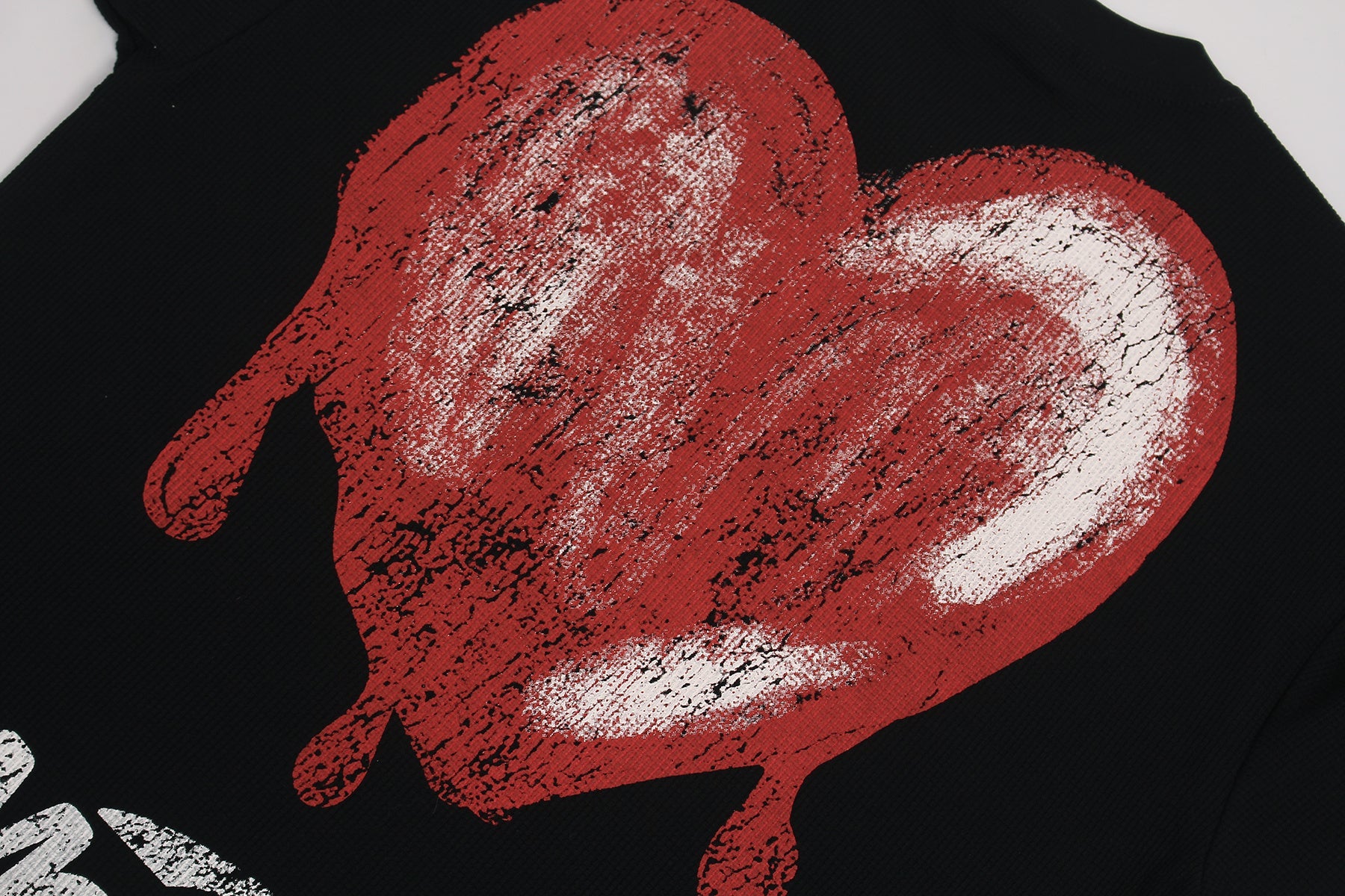 Melted Heart Ribcage Graphic Tee | Bold Streetwear T-Shirt