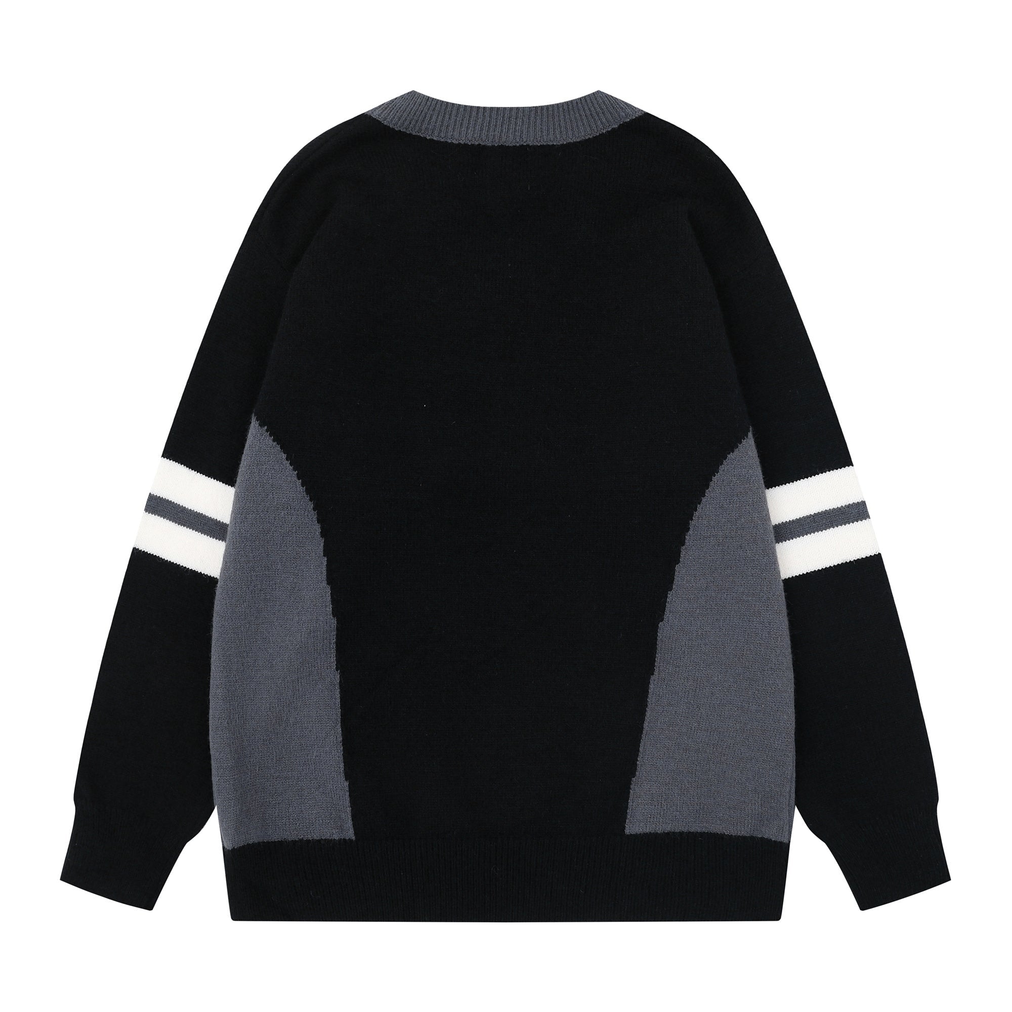 Varsity Number 8 Knit Sweater | Collegiate Color Block