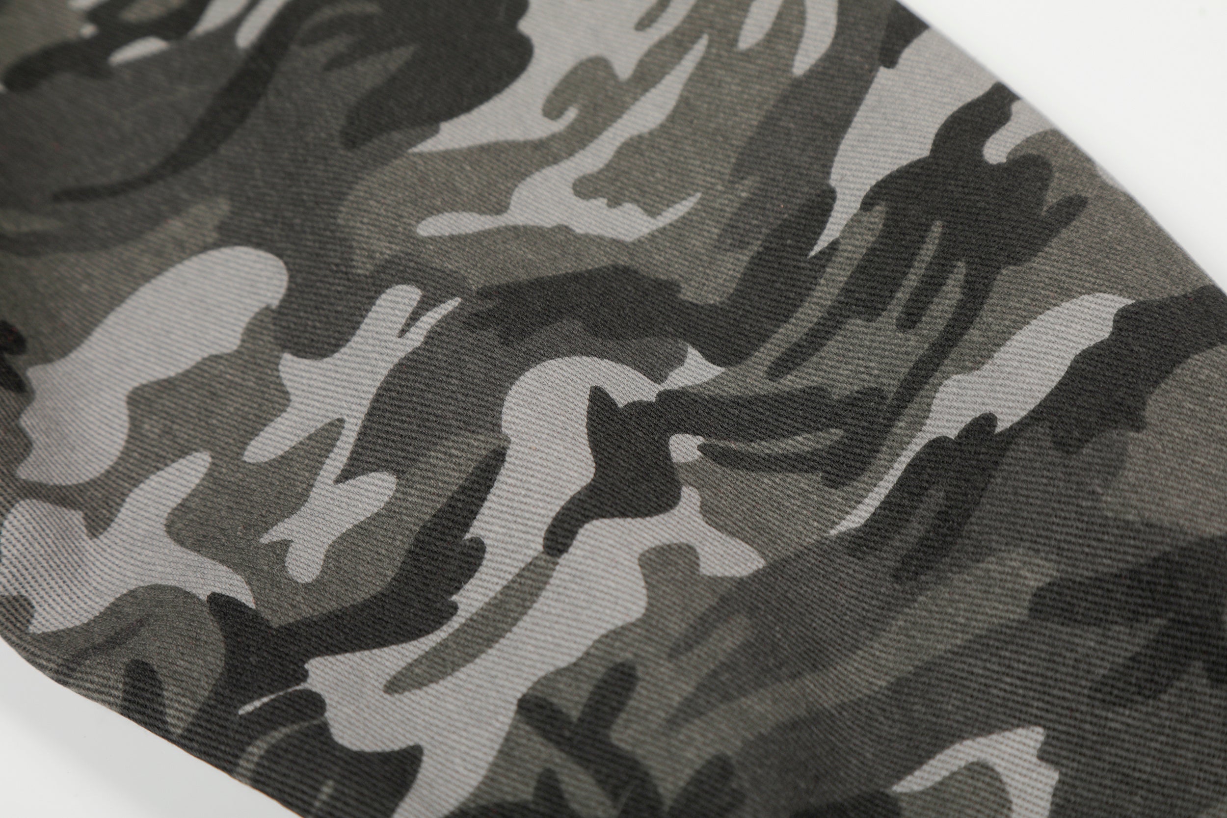 Camo Sleeve Varsity Bomber Jacket with Stud Detail