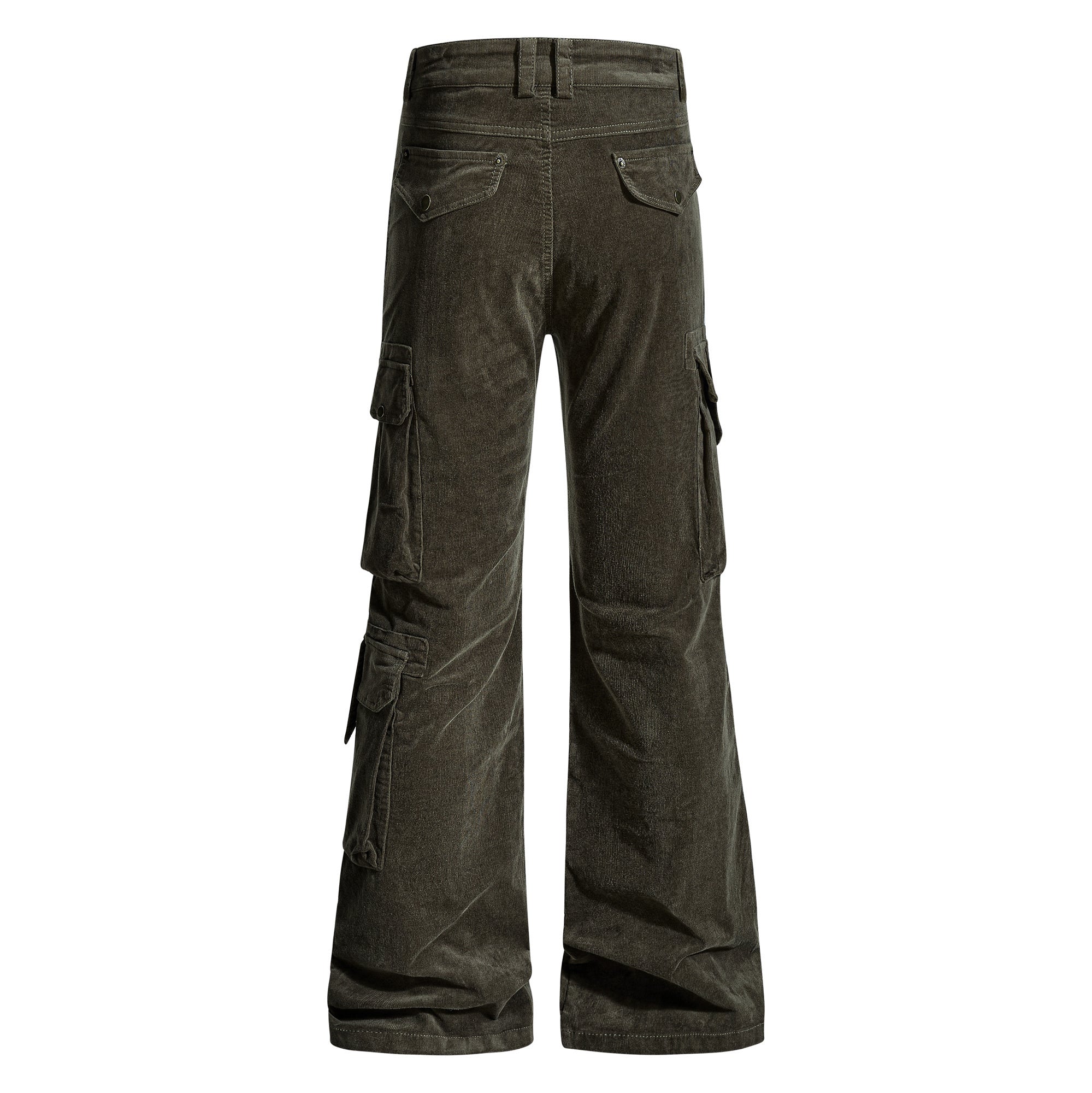 Washed Utility Flared Cargo Pants | Street-Ready Style