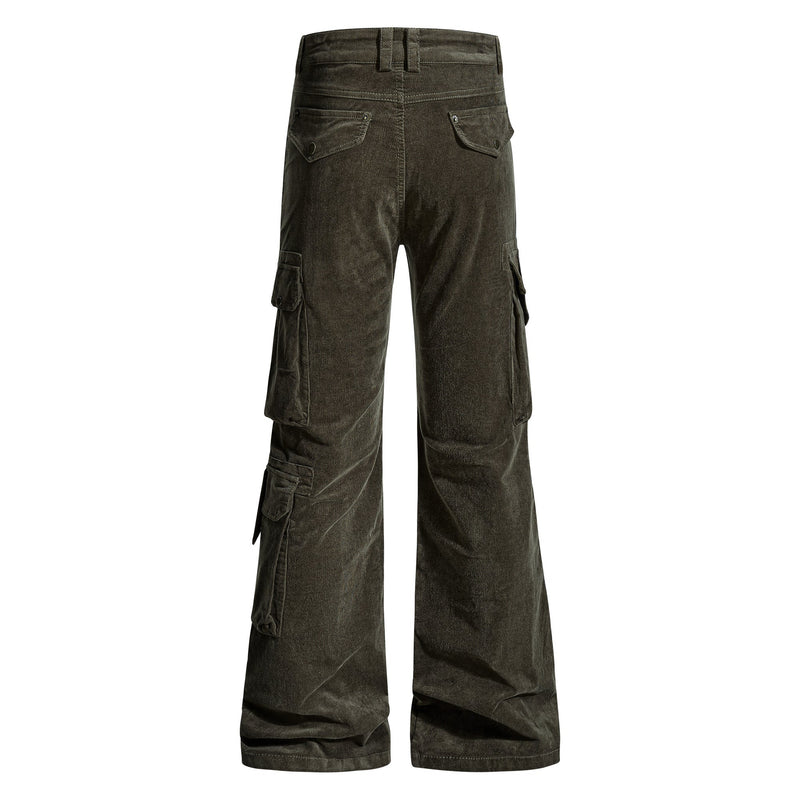 Washed Utility Flared Cargo Pants | Street-Ready Style